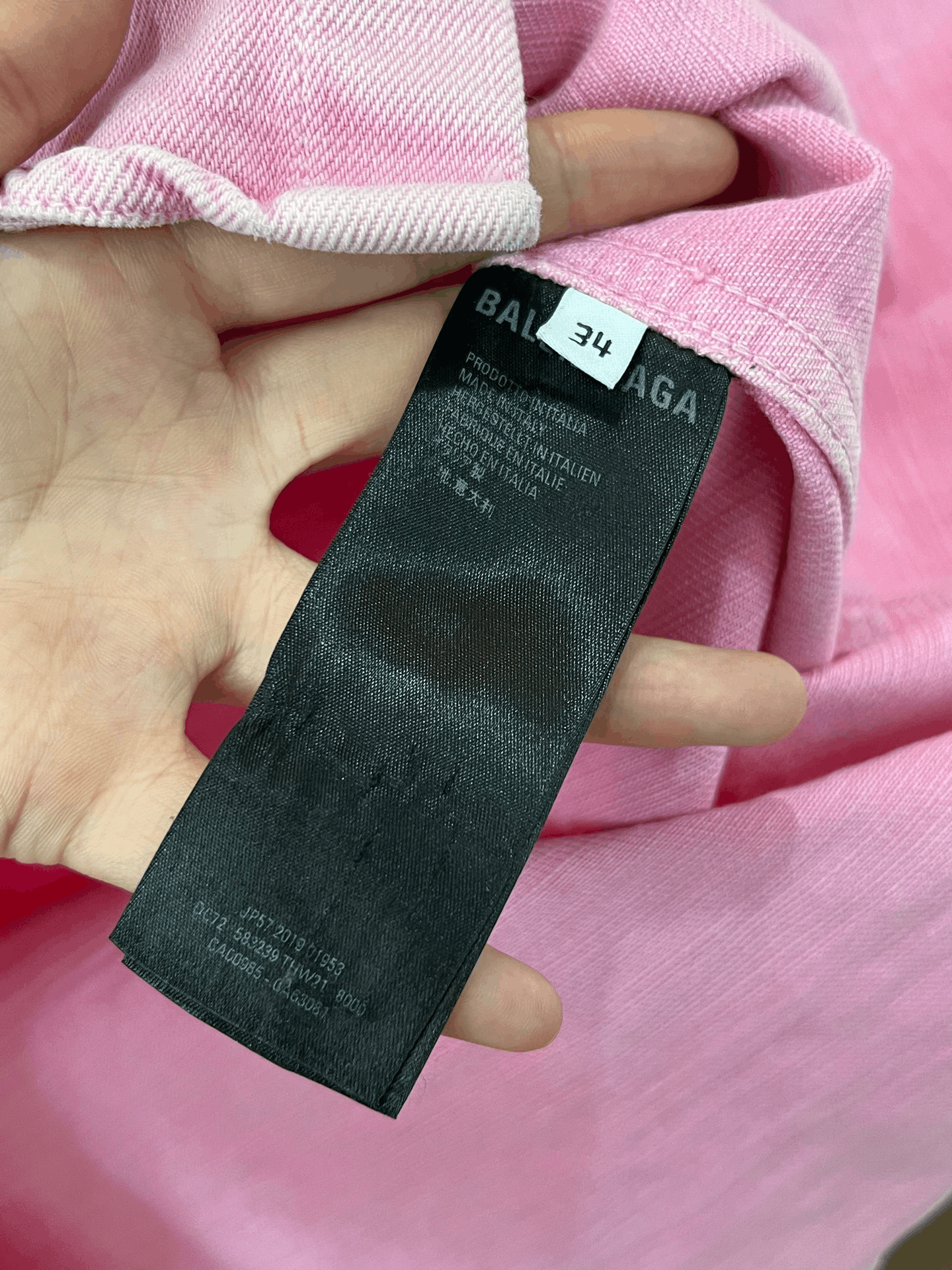 Balenciaga Balenciaga Denim Pink Shirt s Men Size US S / EU 44-46 / 1 - 3 Thumbnail