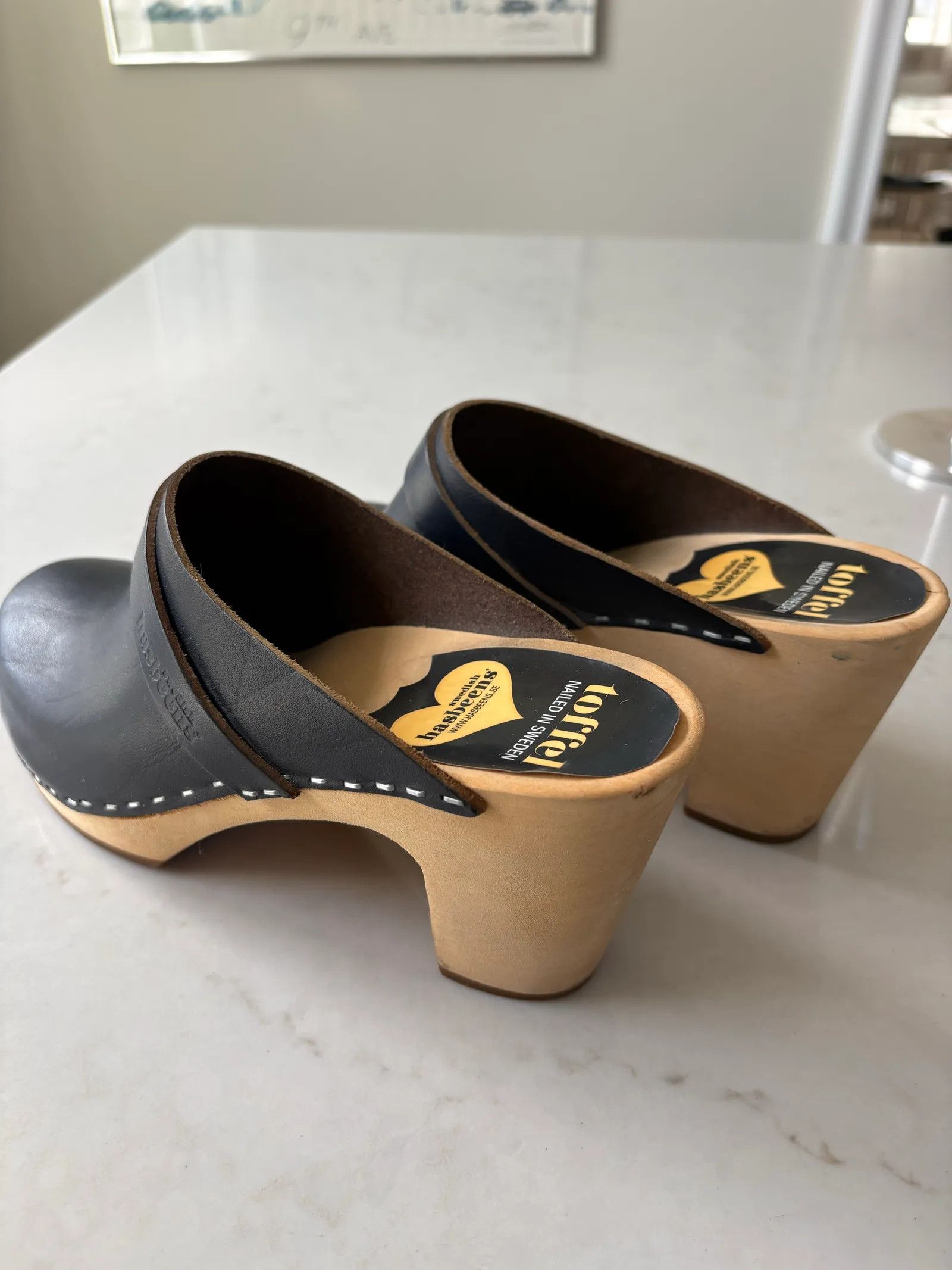Swedish Hasbeens Swedish Hasbeens Slip in Classic Heels Size US 8 / IT 38 - 4 Thumbnail