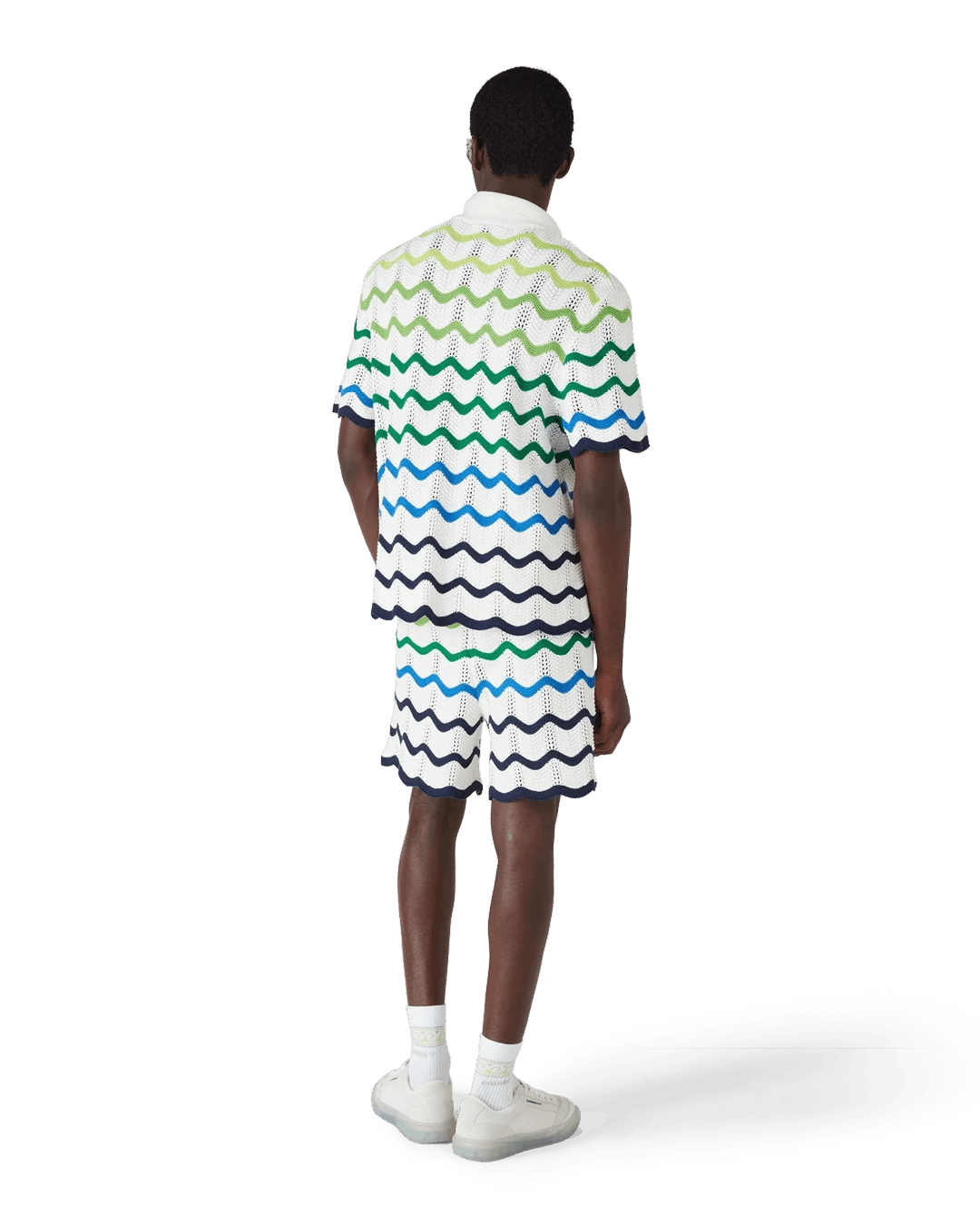 Casablanca Wave Short Sleeve Knitted Shirt Size US M / EU 48-50 / 2 - 3 Thumbnail