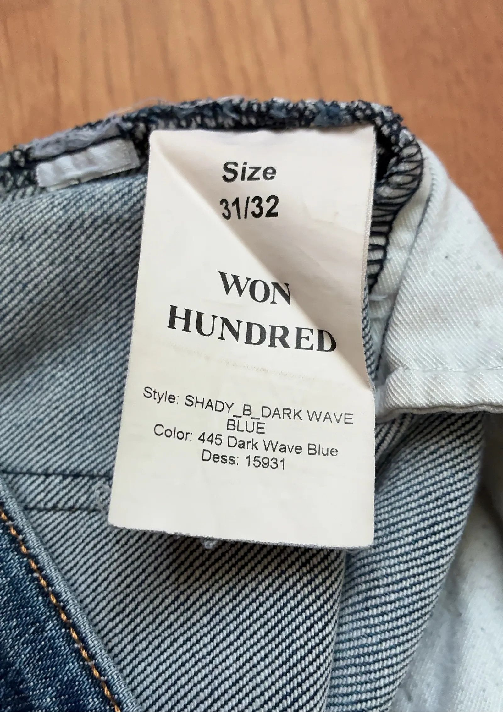 Won Hundred Won Hundred Shady B Jeans Size 31" - 3 Thumbnail