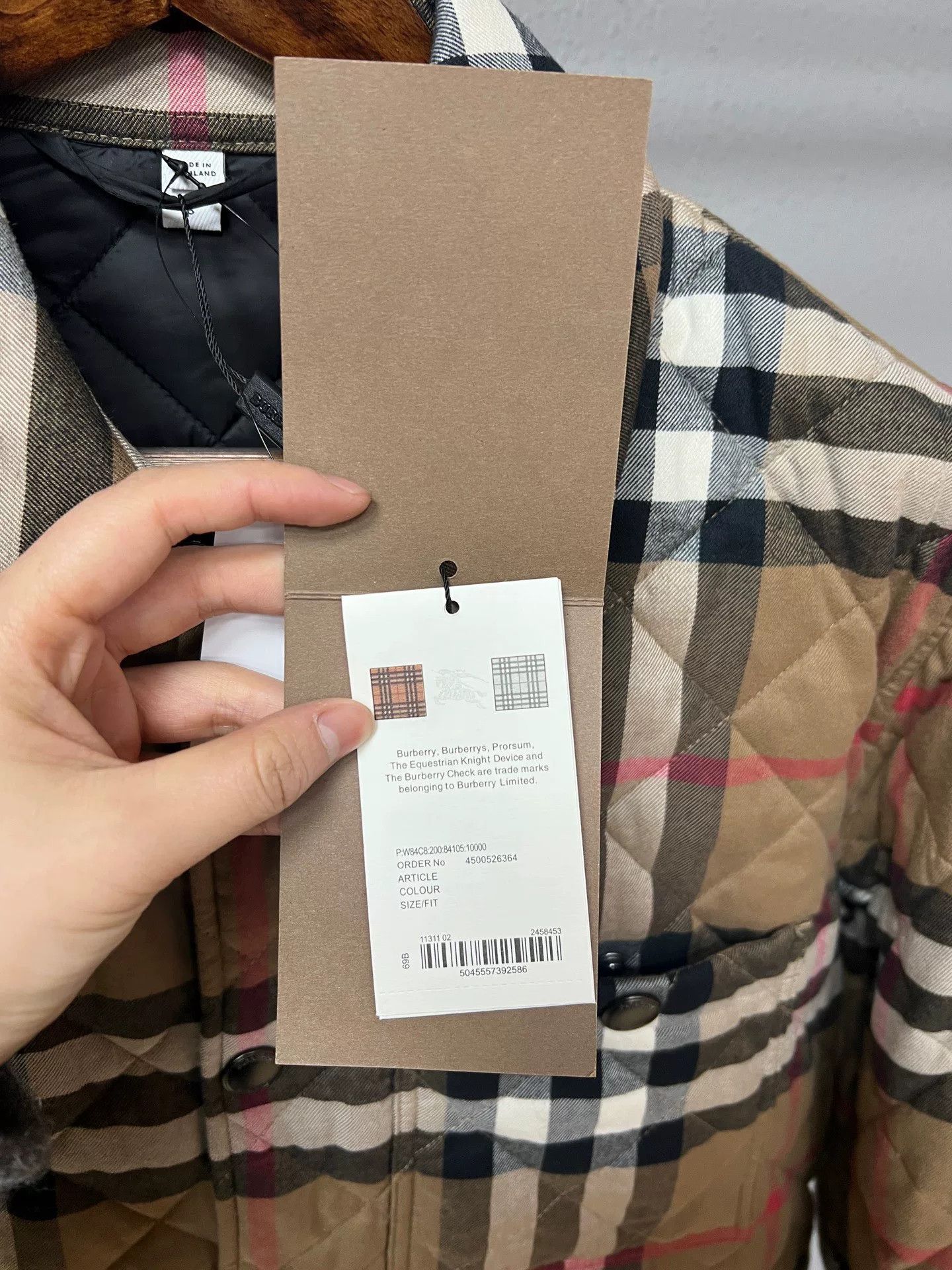 Burberry Burberry Plaid Cotton Down Jacket S Women Size S / US 4 / IT 40 - 4 Thumbnail