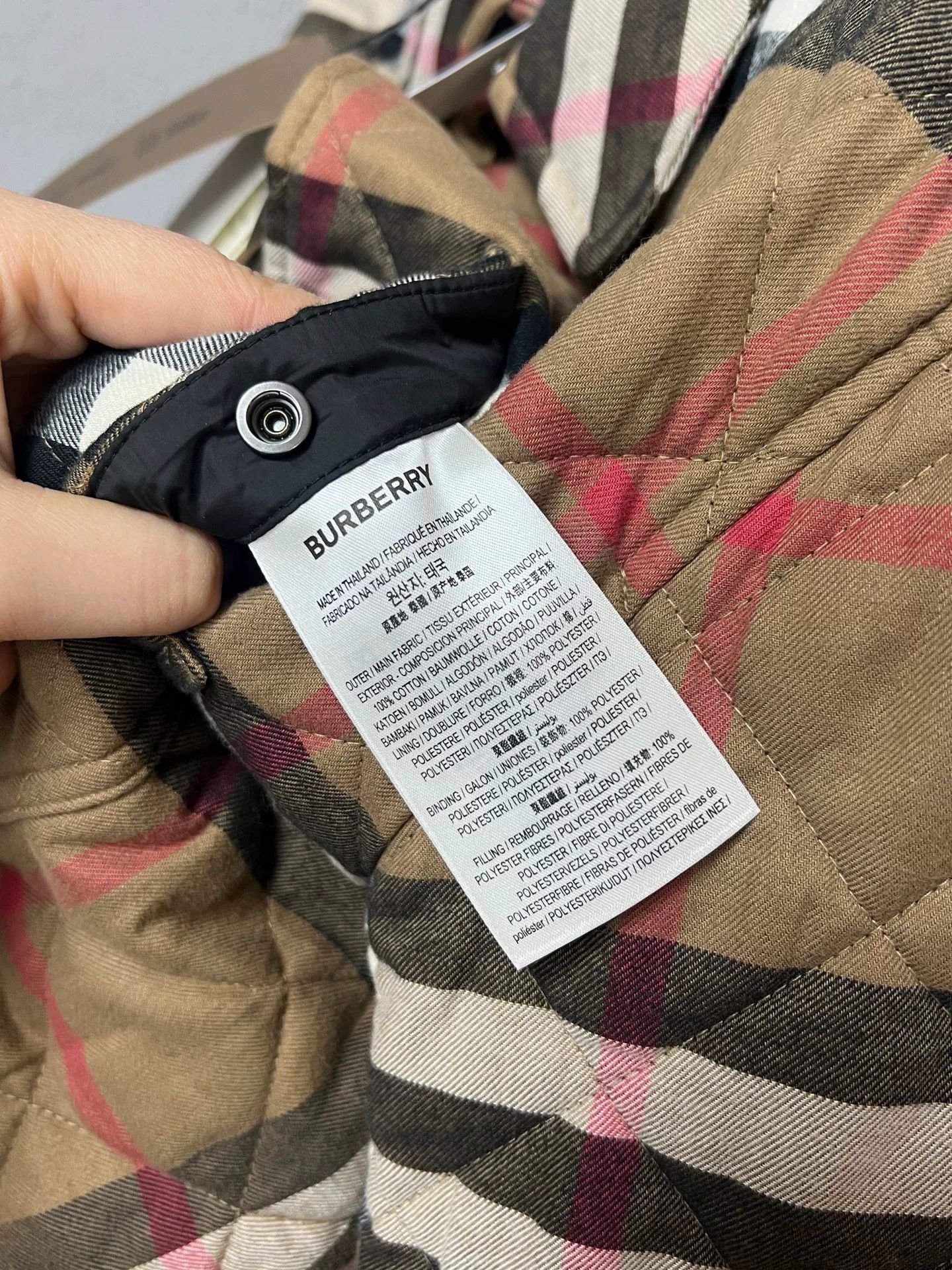 Burberry Burberry Plaid Cotton Down Jacket S Women Size S / US 4 / IT 40 - 5 Thumbnail