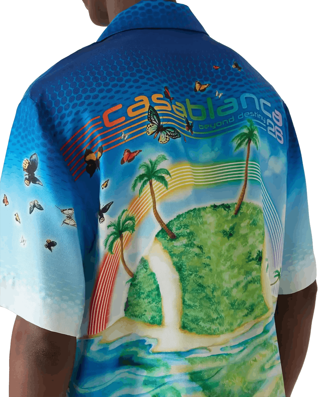 Casablanca Beyond Destiny Cuban Collar Short Sleeve Silk Shirt Size US L / EU 52-54 / 3 - 5 Thumbnail
