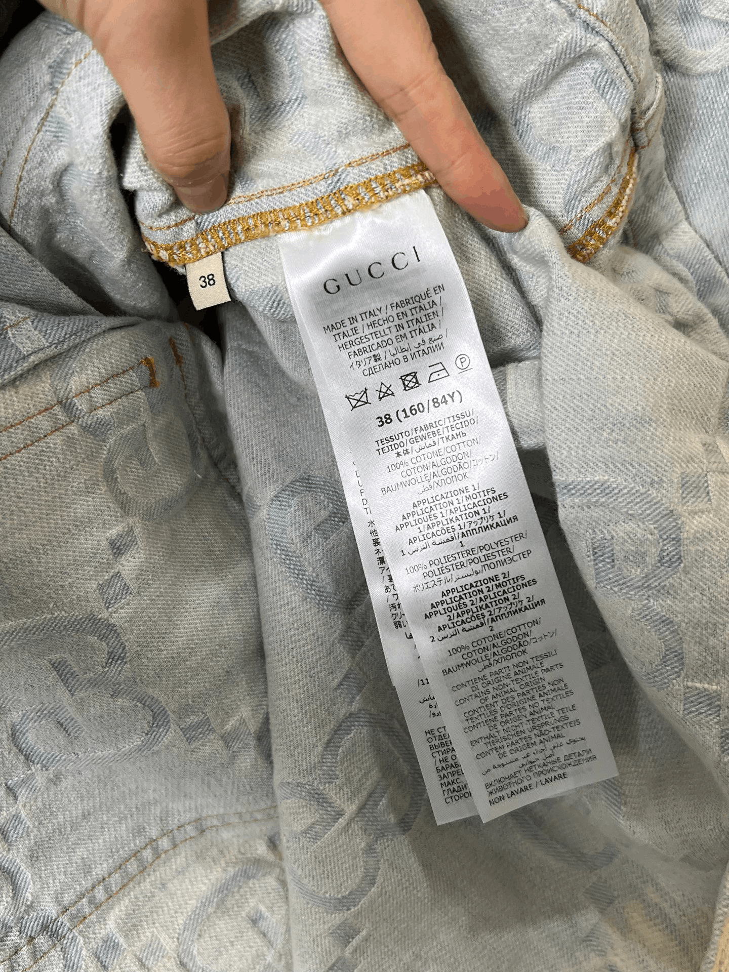 Gucci Gucci Denim Shirt m Men Size US M / EU 48-50 / 2 - 4 Thumbnail