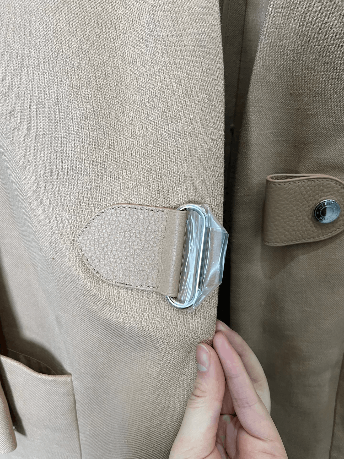 Hermes Hermes Linen Coat M Women Size M / US 6-8 / IT 42-44 - 4 Thumbnail