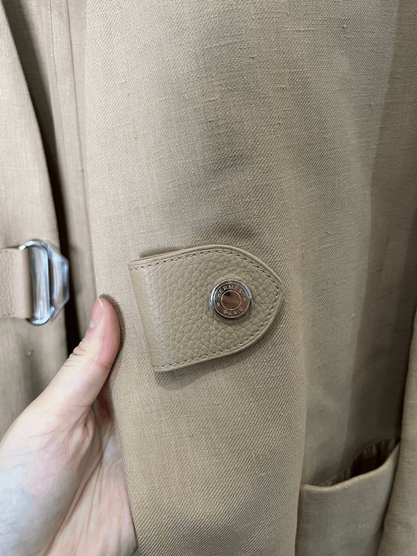 Hermes Hermes Linen Coat M Women Size M / US 6-8 / IT 42-44 - 3 Thumbnail
