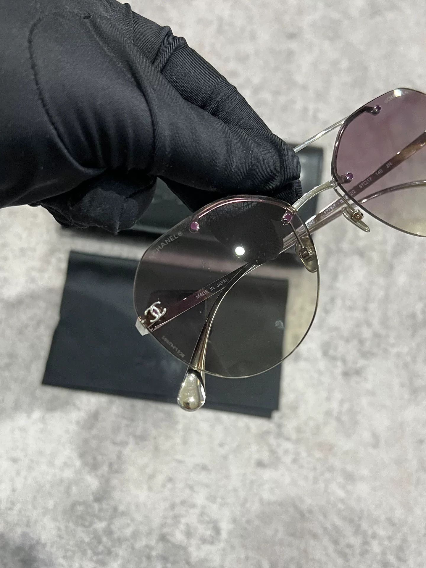 Chanel Chanel Tie-Dye Gradient Multi Sunglasses one size Men Size ONE SIZE - 3 Thumbnail