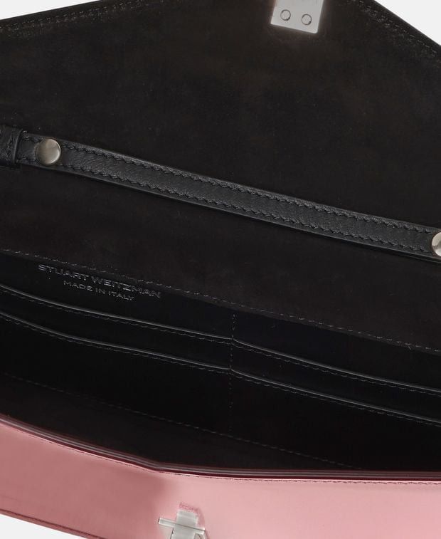 Stuart Weitzman Posh Leather clutch Size ONE SIZE - 3 Thumbnail