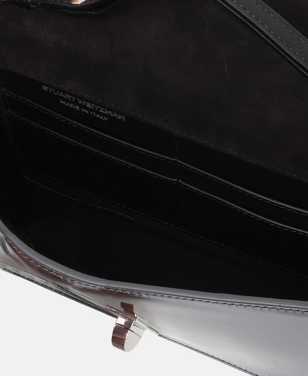 Stuart Weitzman Posh Leather clutch Size ONE SIZE - 3 Thumbnail