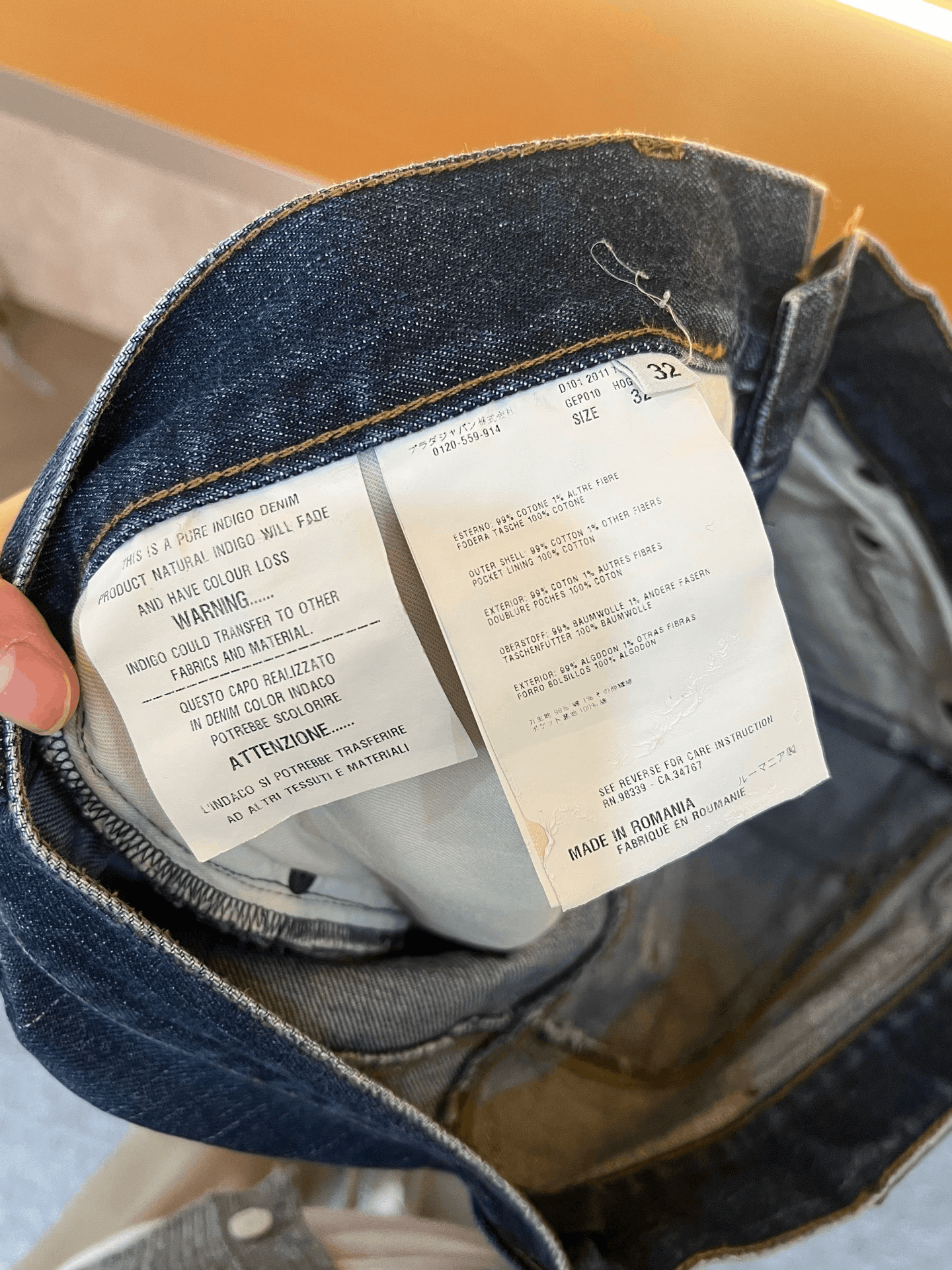 Prada Prada Denim Denim Jeans 30 Men Size US 30 / EU 46 - 4 Thumbnail