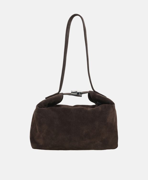 By Far Bea Ristretto Leather shoulder bag Size ONE SIZE - 4 Thumbnail