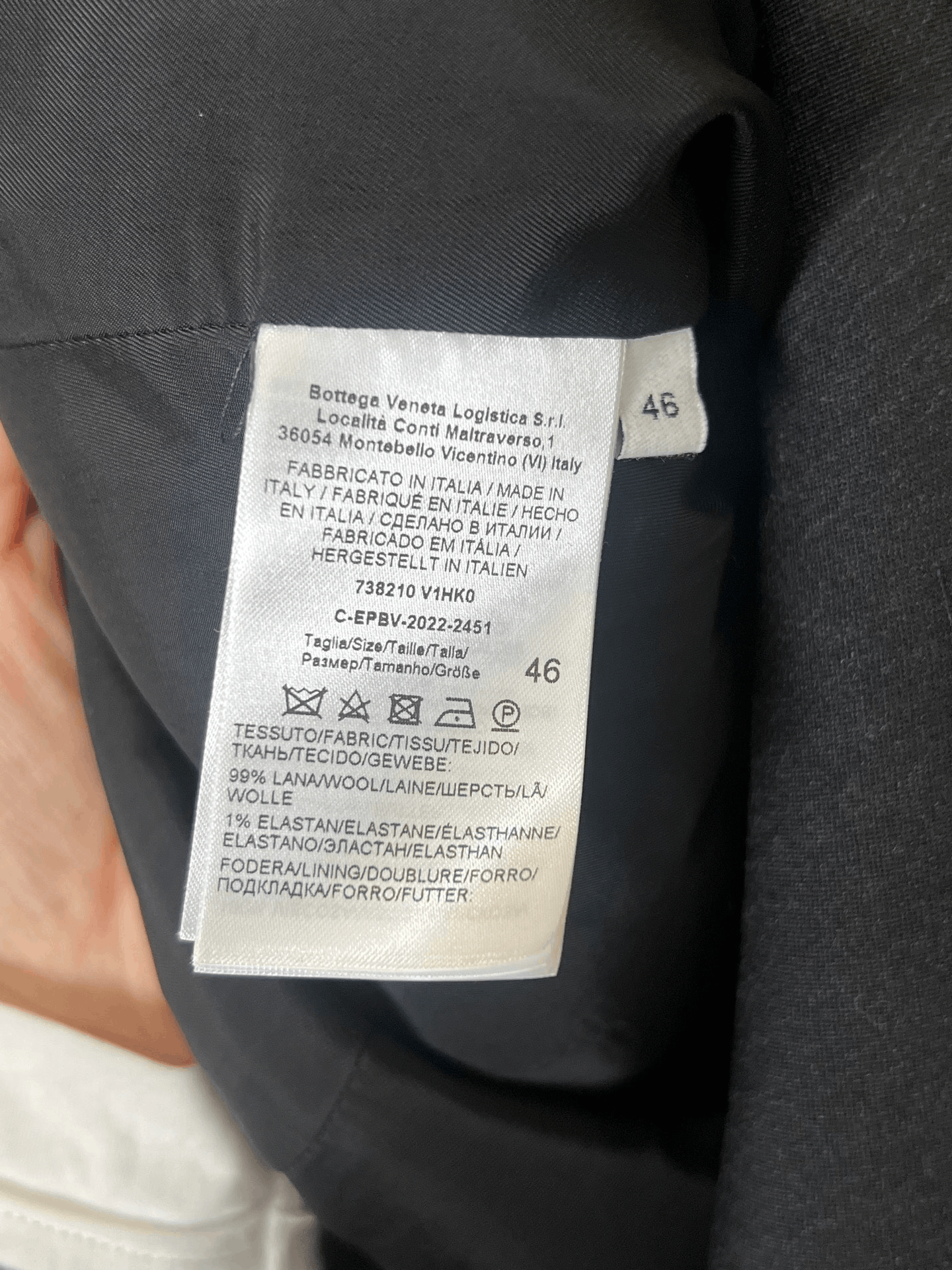 Bottega Veneta Bottega Veneta Formal Wool Jacket M Women Size M / US 6-8 / IT 42-44 - 3 Thumbnail