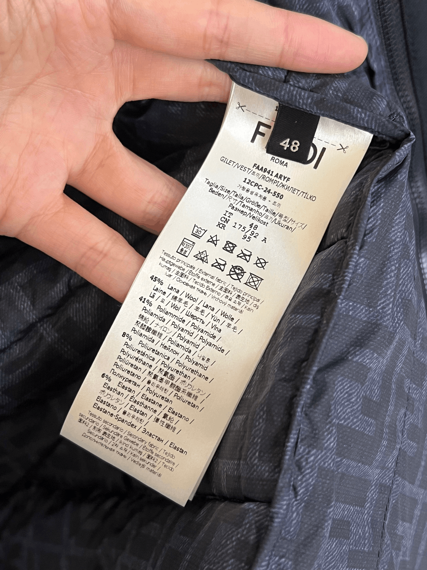 Fendi Fendi Light Jacket l Men Size US L / EU 52-54 / 3 - 7 Thumbnail