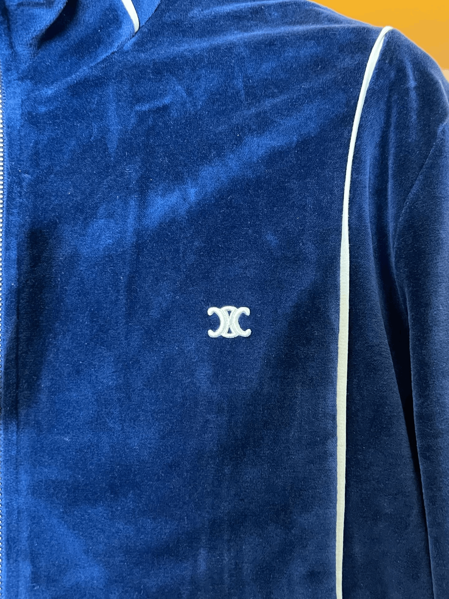 Celine Celine Velvet Blue Jacket M Women Size M / US 6-8 / IT 42-44 - 3 Thumbnail
