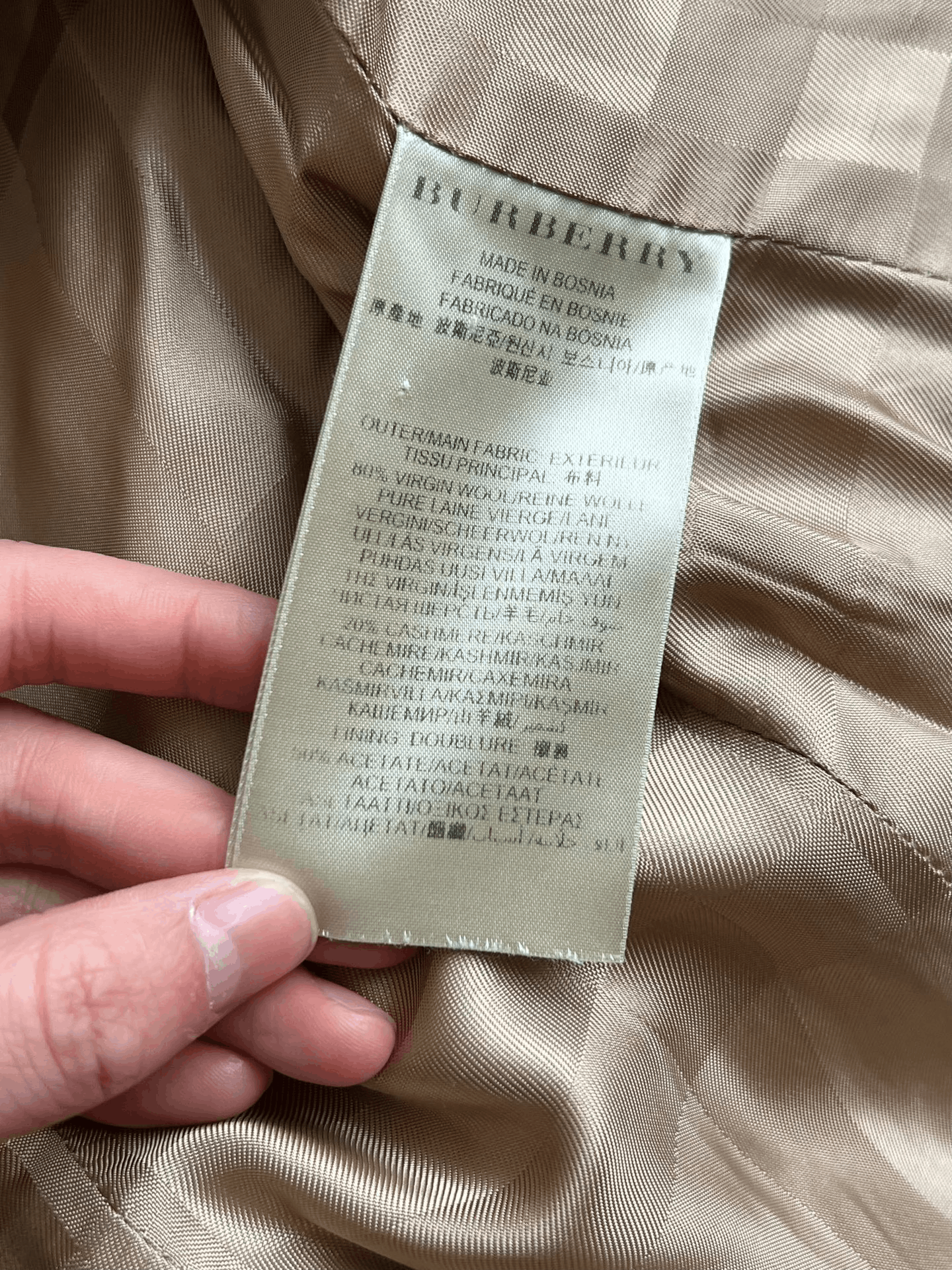 Burberry Burberry Coat L Women Size L / US 10 / IT 46 - 3 Thumbnail