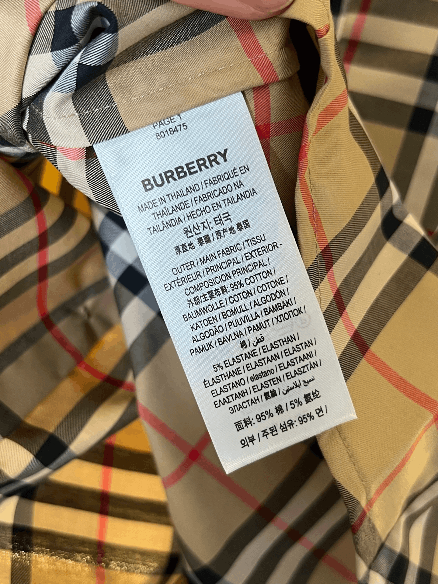 Burberry Burberry Plaid Shirt m Men Size US M / EU 48-50 / 2 - 3 Thumbnail