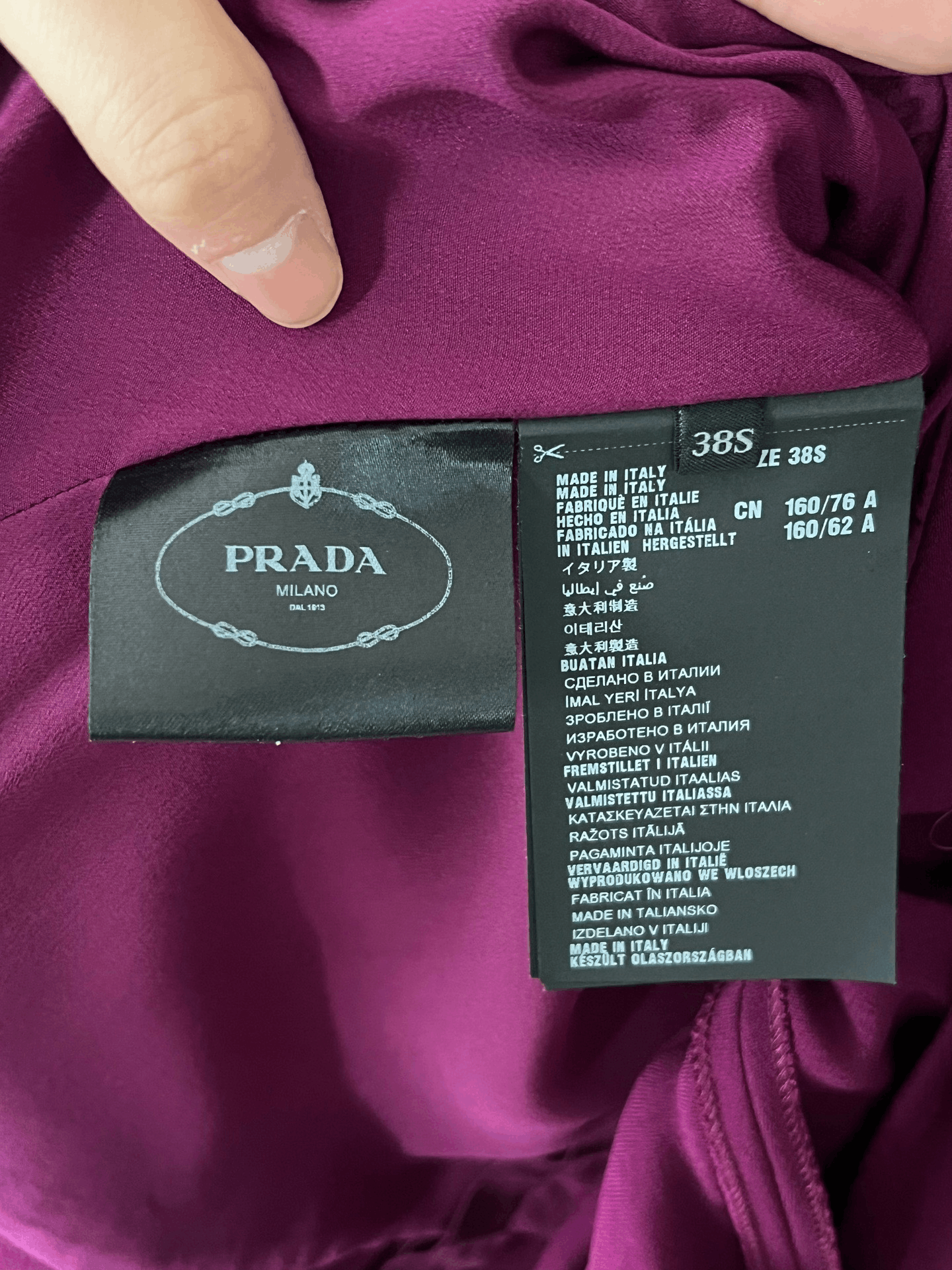 Prada Prada Purple T-Shirt M Women Size M / US 6-8 / IT 42-44 - 3 Thumbnail