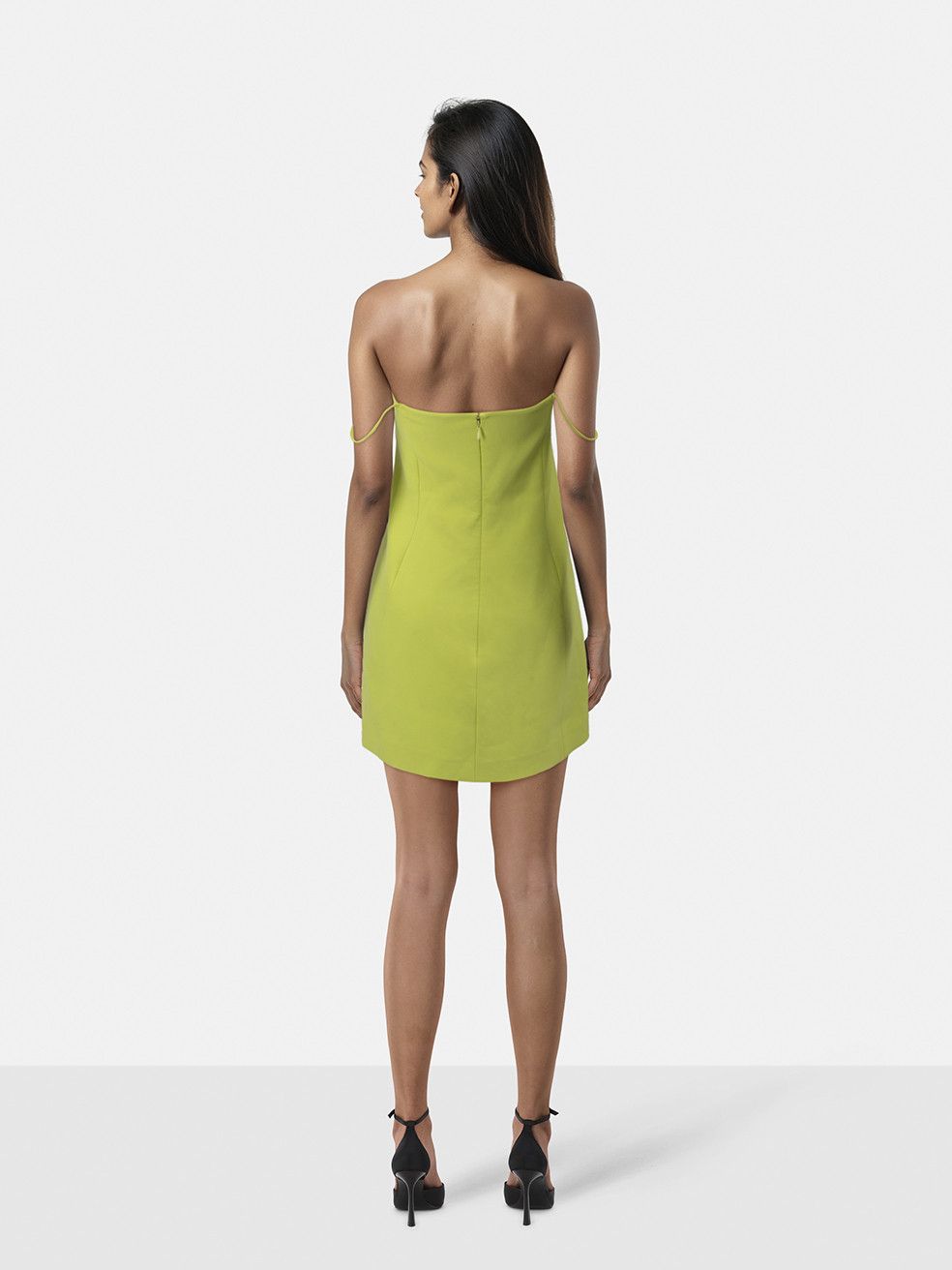 ALEXIS Yellow Brant Mini Dress Size XXS / US 00 / IT 34 - 2 Thumbnail