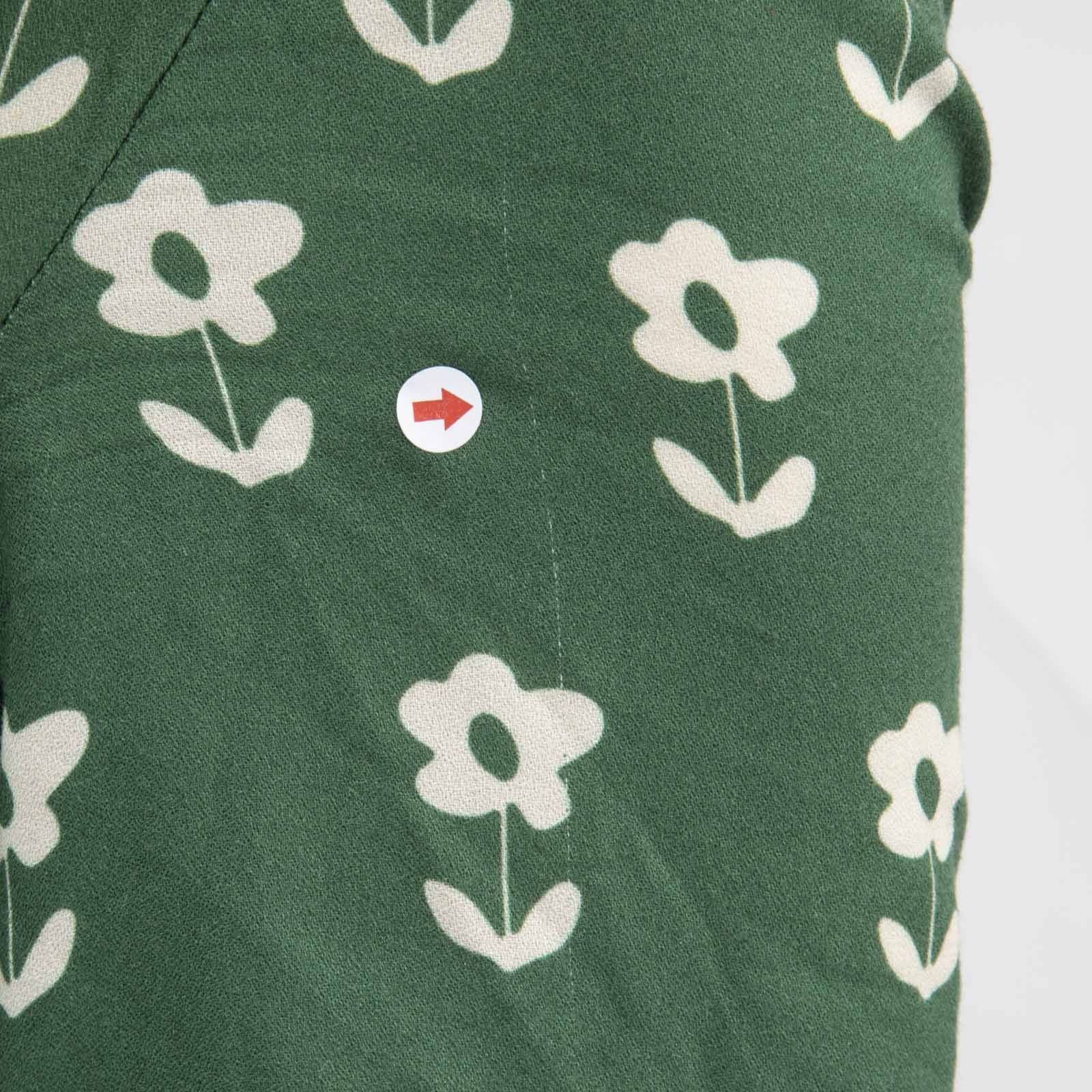 Alexa Chung Green Floral Clemence Cut-Out Dress Size XS / US 0-2 / IT 36-38 - 7 Thumbnail