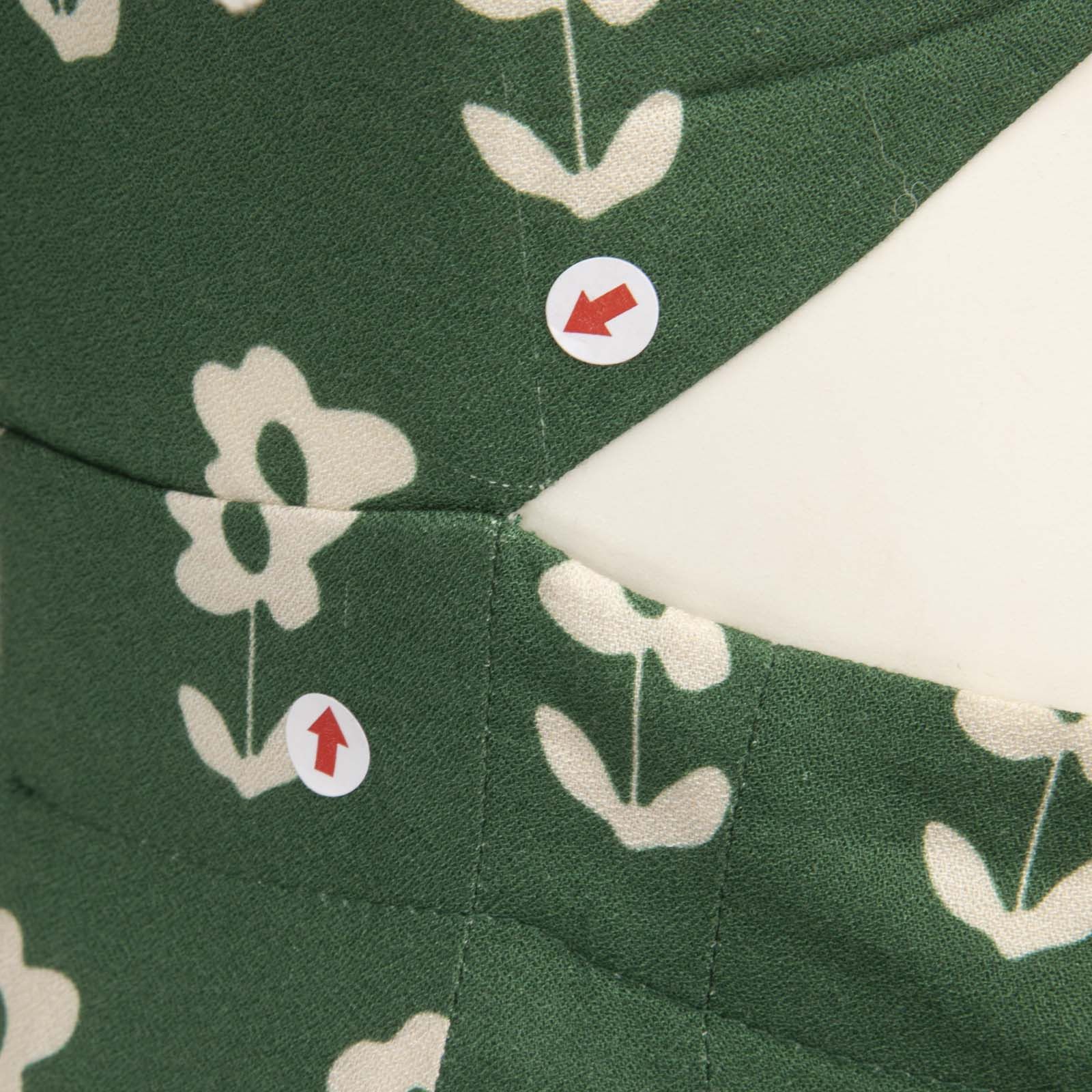 Alexa Chung Green Floral Clemence Cut-Out Dress Size XS / US 0-2 / IT 36-38 - 18 Thumbnail