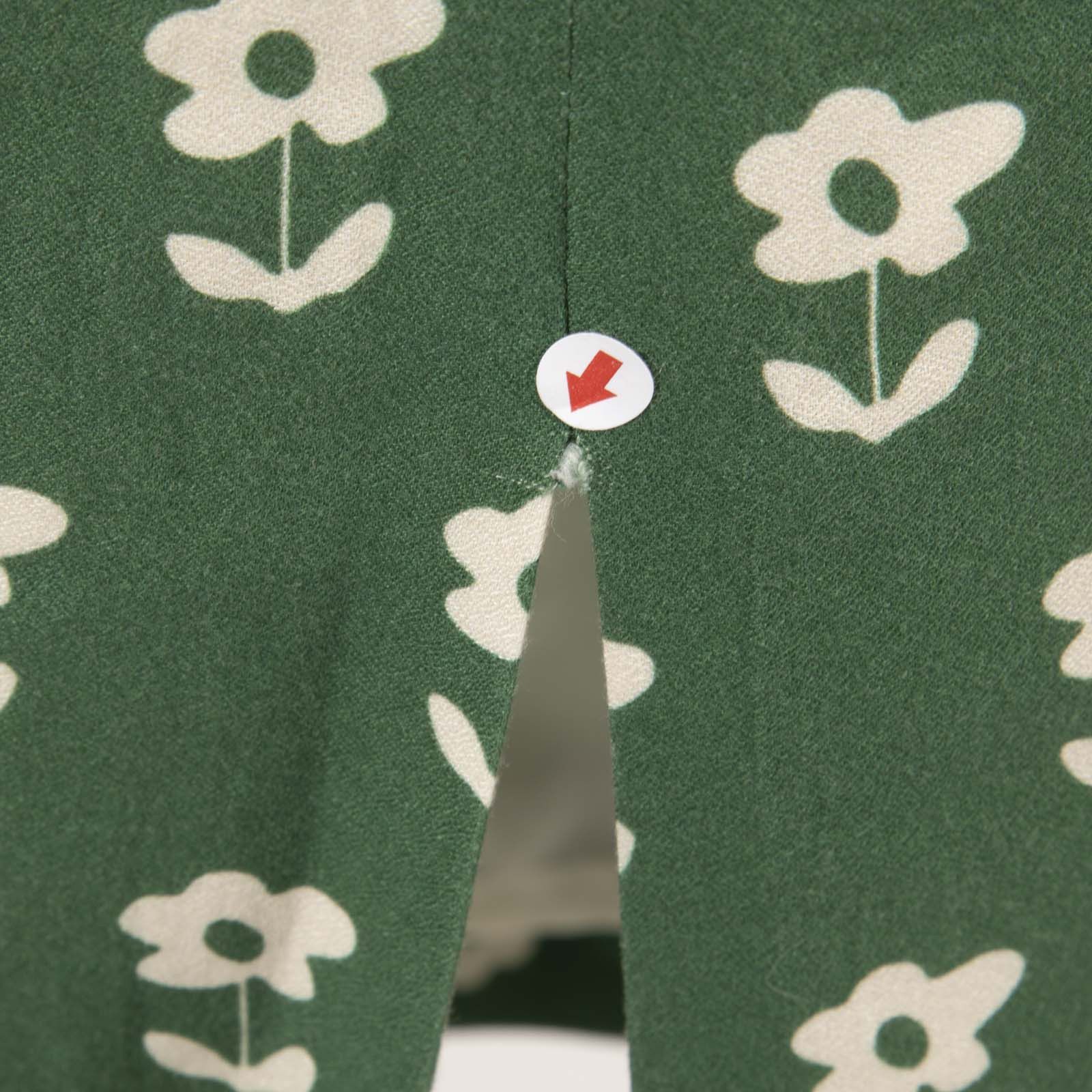 Alexa Chung Green Floral Clemence Cut-Out Dress Size XS / US 0-2 / IT 36-38 - 5 Thumbnail