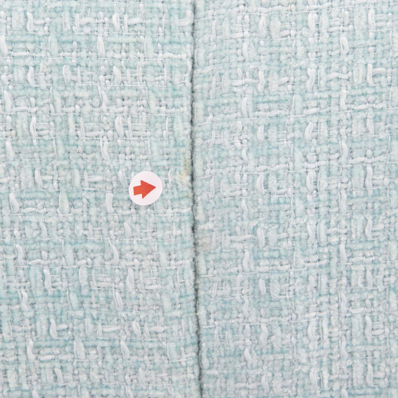Self-Portrait Blue Boucle Mini Dress Size S / US 4 / IT 40 - 7 Thumbnail