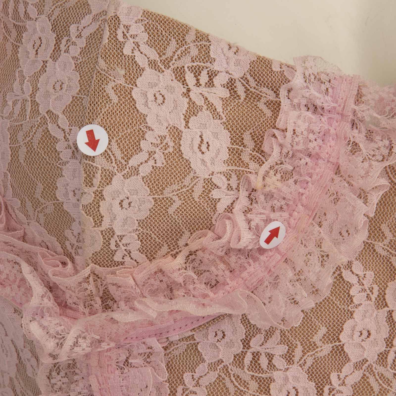 Self-Portrait Self Portrait x Christopher Kane Pink Lace Ruffle Midi Dress Size XS / US 0-2 / IT 36-38 - 6 Thumbnail
