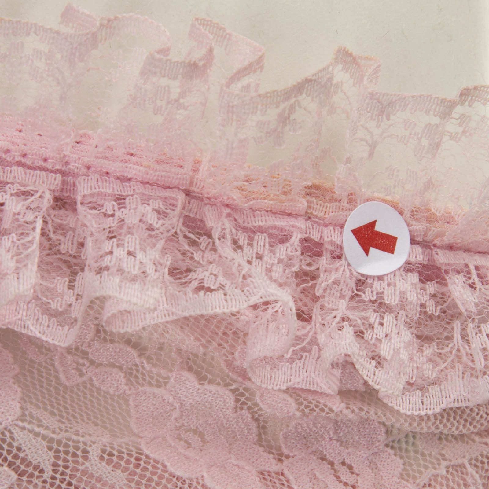 Self-Portrait Self Portrait x Christopher Kane Pink Lace Ruffle Midi Dress Size XS / US 0-2 / IT 36-38 - 7 Thumbnail