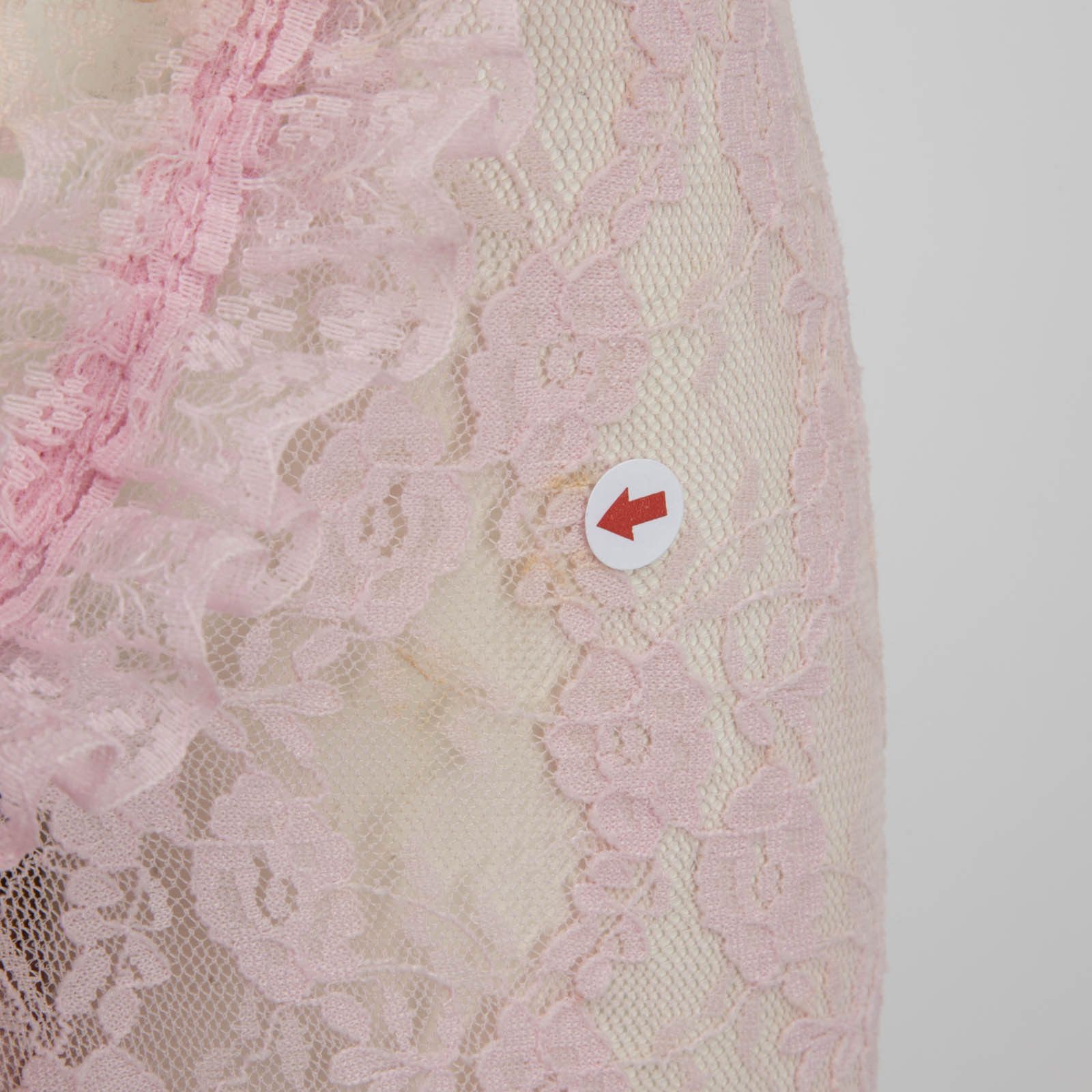 Self-Portrait Self Portrait x Christopher Kane Pink Lace Ruffle Midi Dress Size XS / US 0-2 / IT 36-38 - 9 Thumbnail