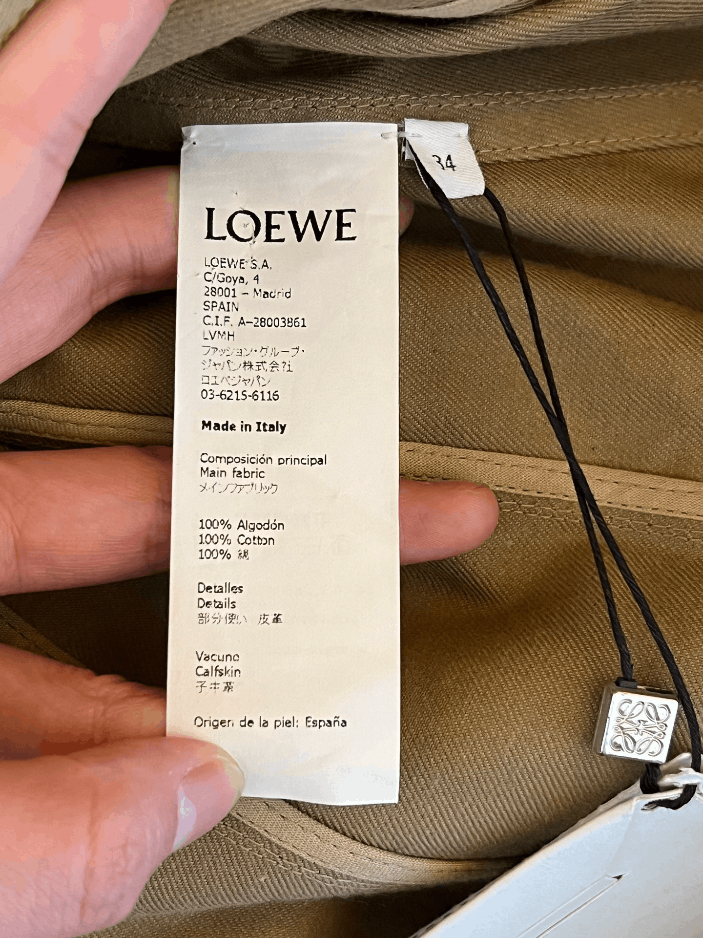 Loewe Loewe Cargo Light Jacket m Men Size US M / EU 48-50 / 2 - 7 Thumbnail