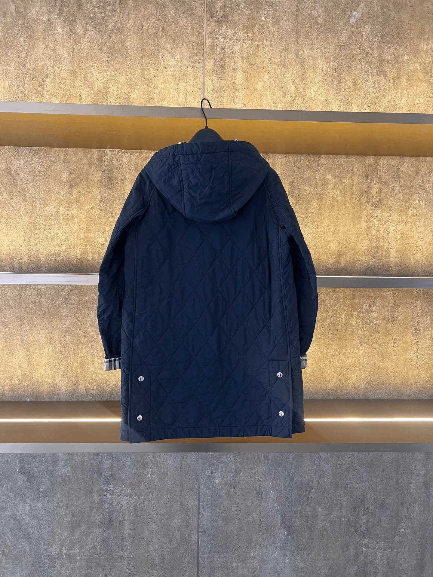 Burberry Burberry Plaid Cotton Heavy Coat s Men Size US S / EU 44-46 / 1 - 2 Thumbnail