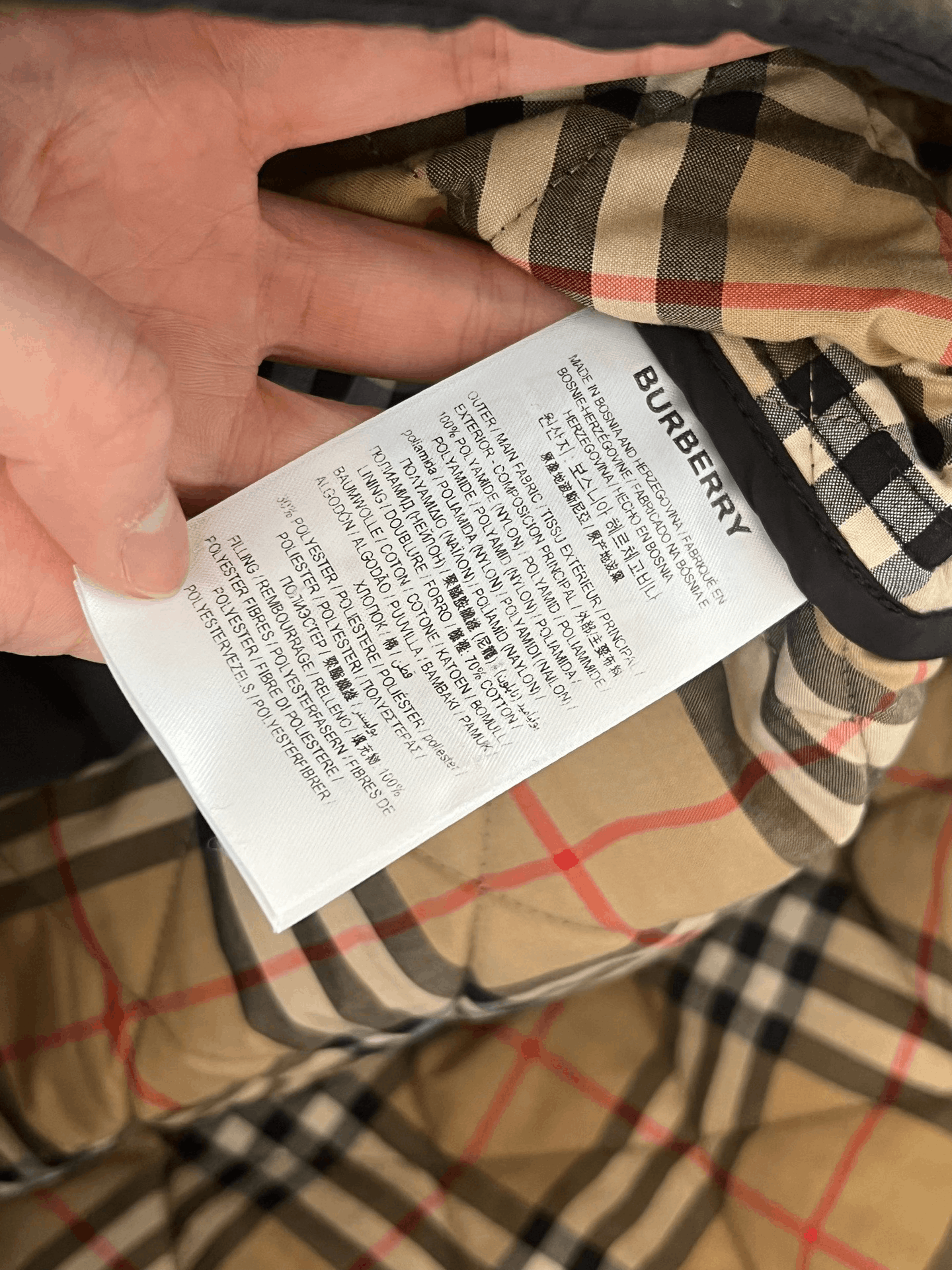 Burberry Burberry Plaid Cotton Heavy Coat s Men Size US S / EU 44-46 / 1 - 4 Thumbnail
