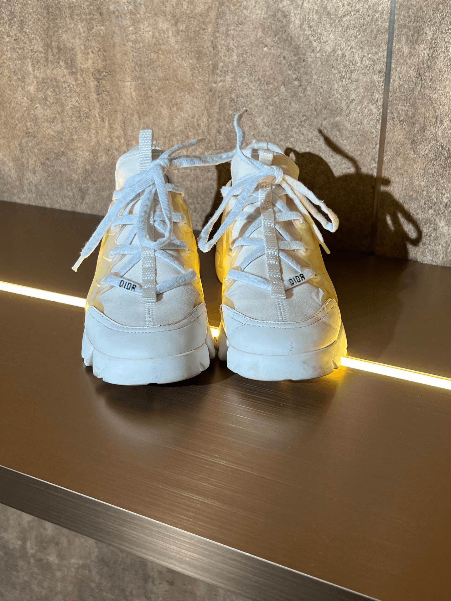 Dior Dior White Lowtop Sneakers us_6 Women Size US 6 / IT 36 - 3 Thumbnail