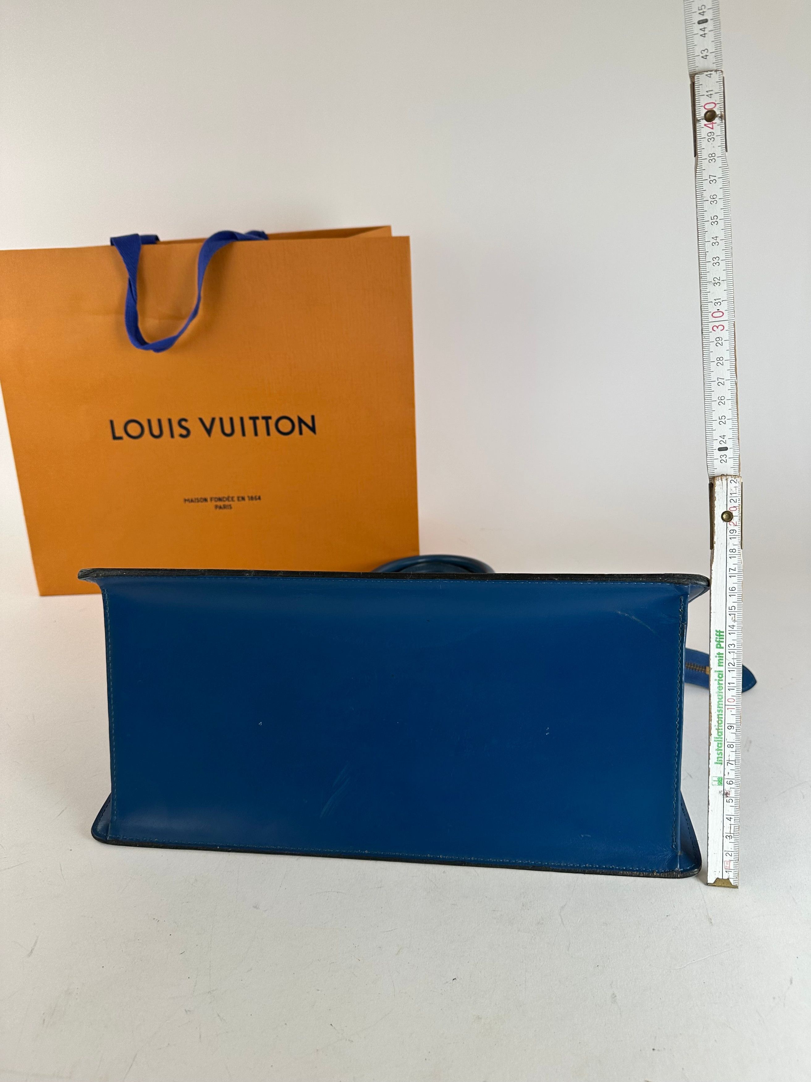 Other Vintage Louis Vuitton EPI Leather Handbag Blue Size ONE SIZE - 11 Thumbnail