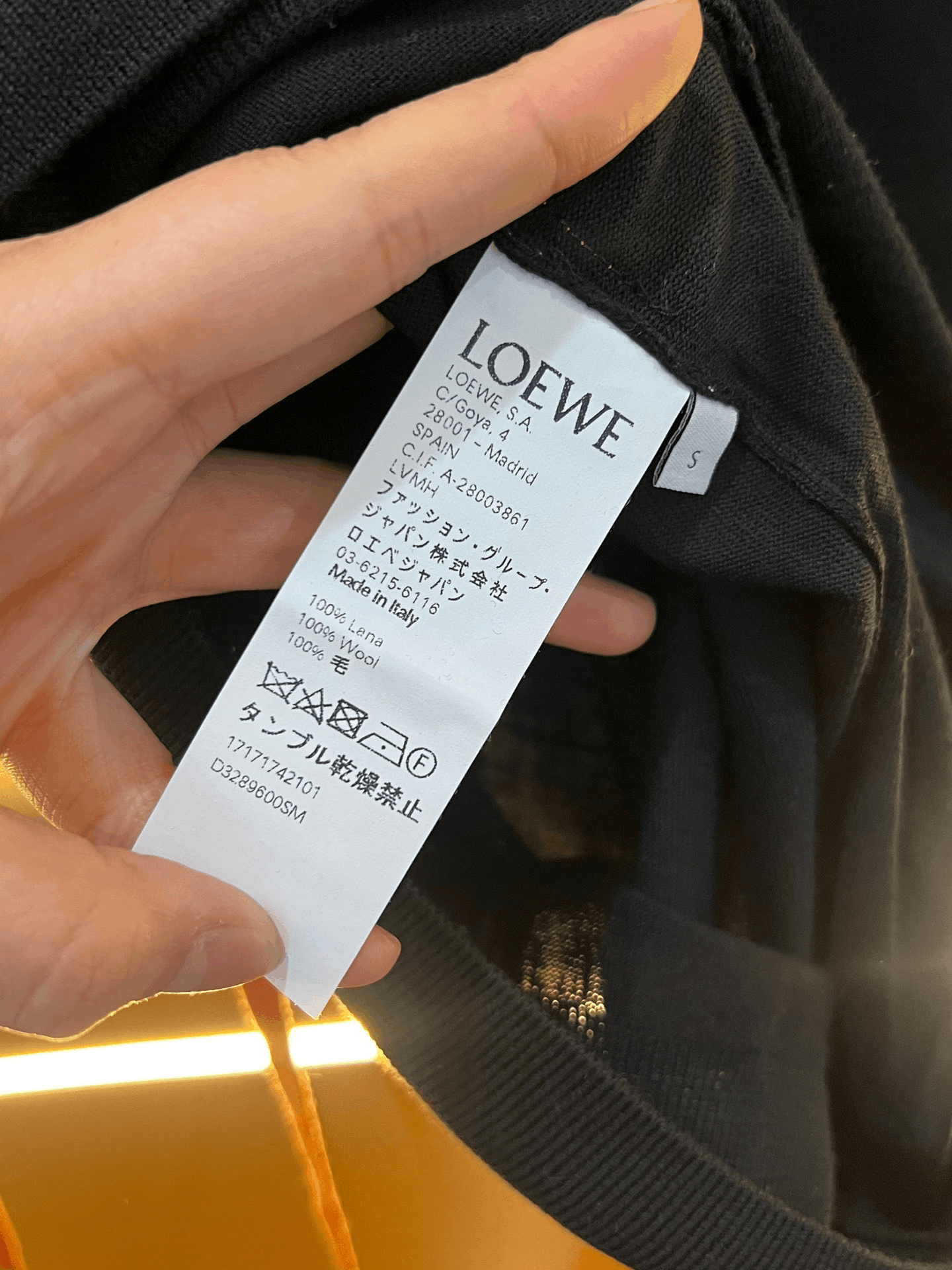 Loewe Loewe Knit Wool Sweater s Men Size US S / EU 44-46 / 1 - 3 Thumbnail