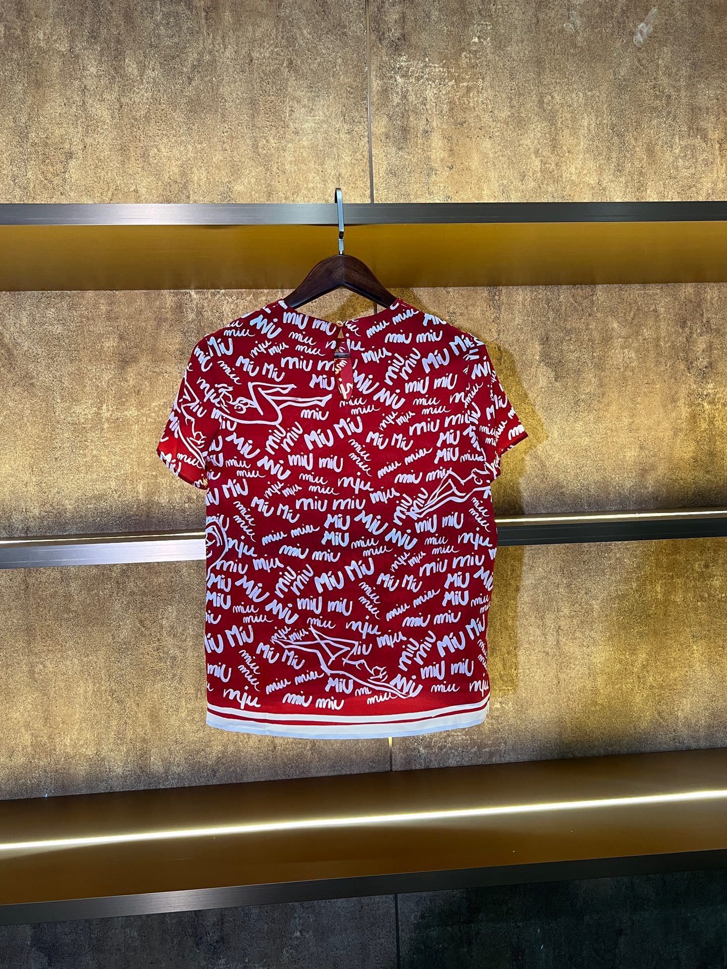 Miu Miu Miu Miu T-Shirt M Women Size M / US 6-8 / IT 42-44 - 2 Thumbnail