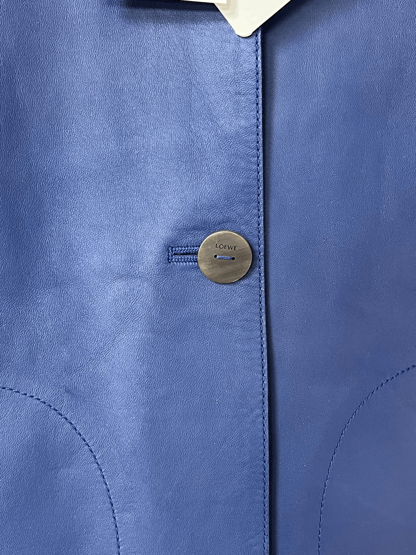 Loewe Loewe Leather Blue Light Jacket m Men Size US M / EU 48-50 / 2 - 3 Thumbnail