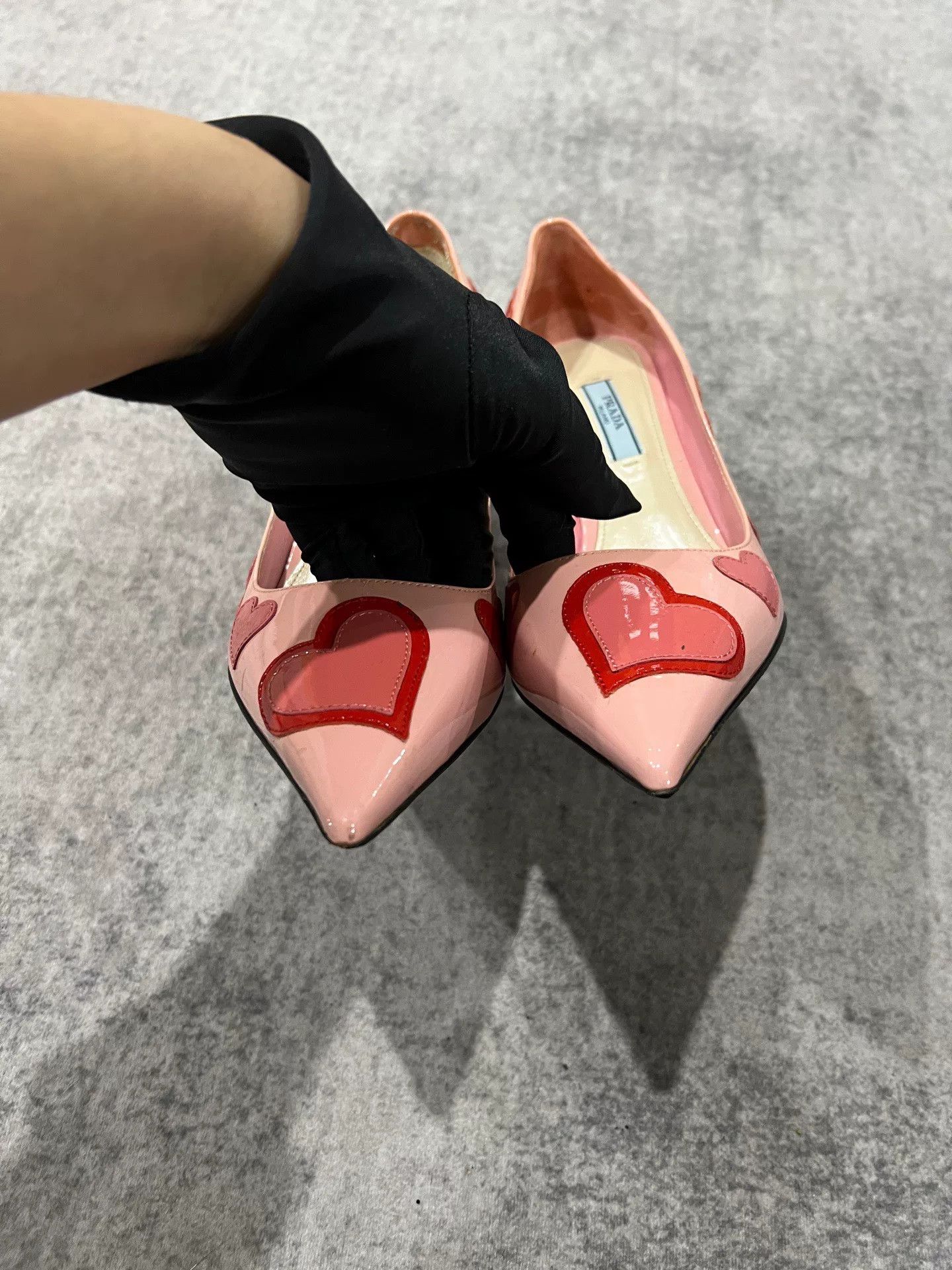 Prada Prada Gold Lowtop Sneakers us_6-5 Women Size US 6.5 / IT 36.5 - 4 Thumbnail