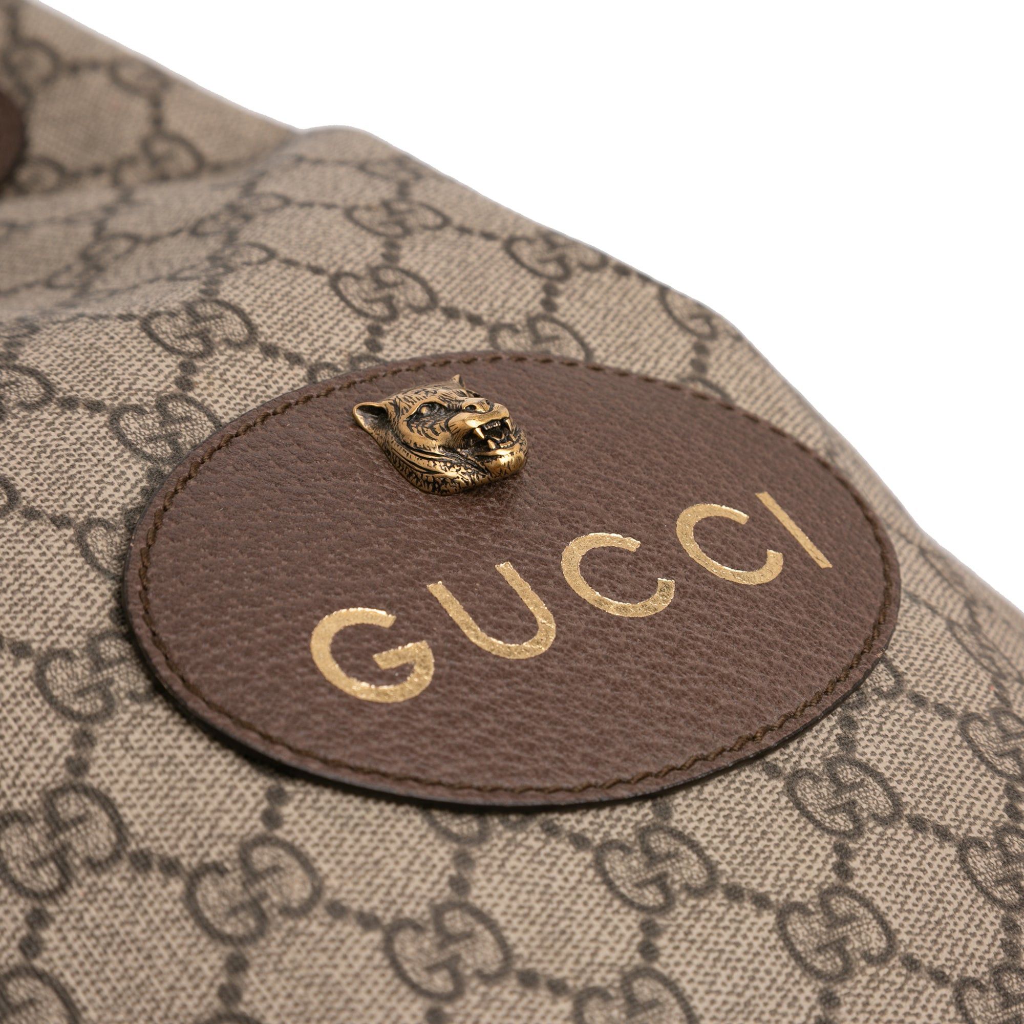 Gucci GG Supreme Web Neo Vintage Drawstring Bucket Bag Size ONE SIZE - 7 Thumbnail