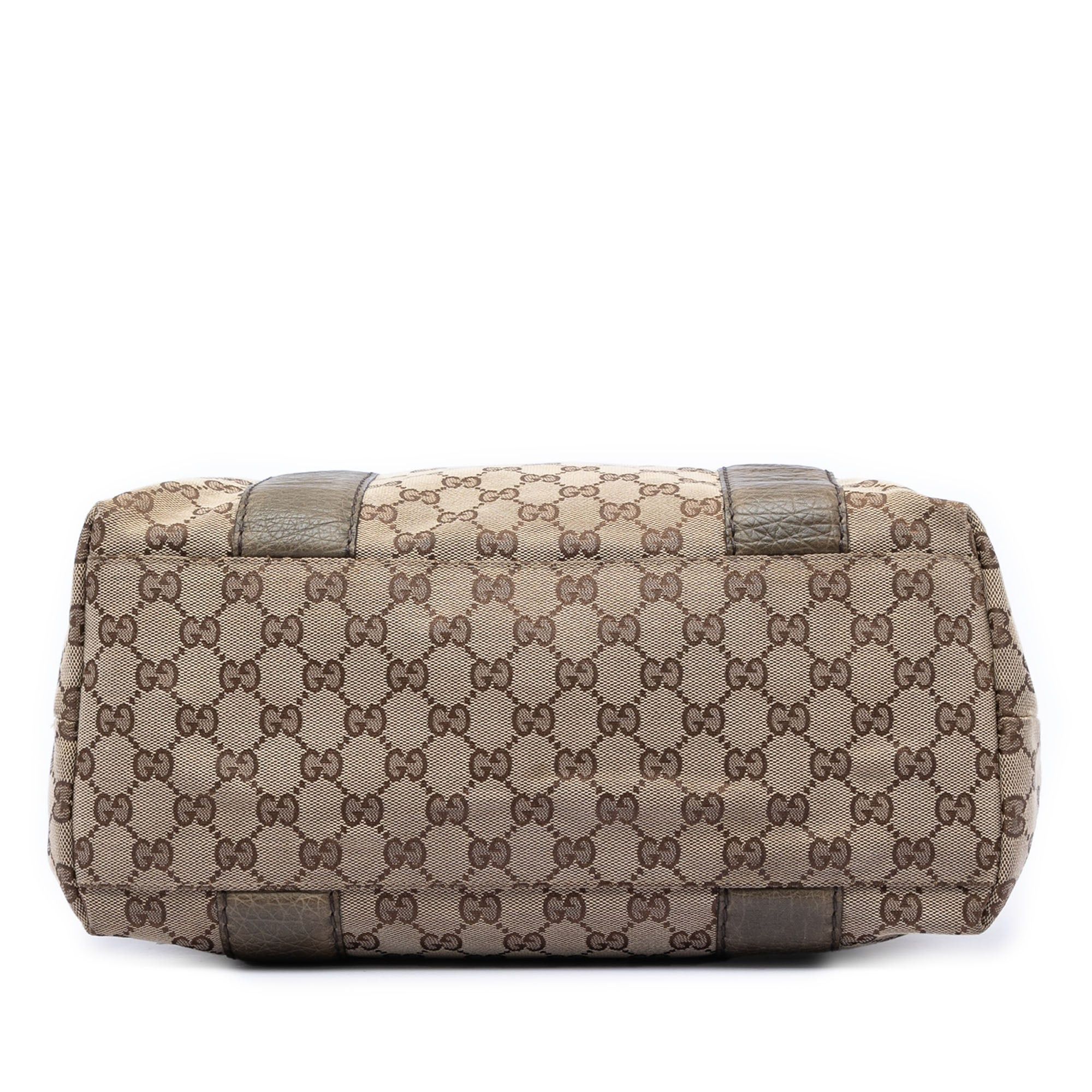 Gucci Large GG Canvas Bamboo Libeccio Tote Size ONE SIZE - 3 Thumbnail