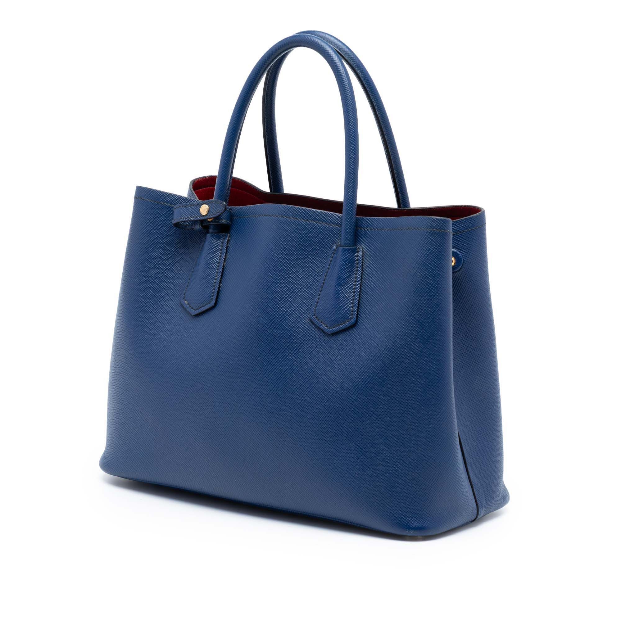 Prada Medium Saffiano Cuir Double Satchel Size ONE SIZE - 2 Thumbnail