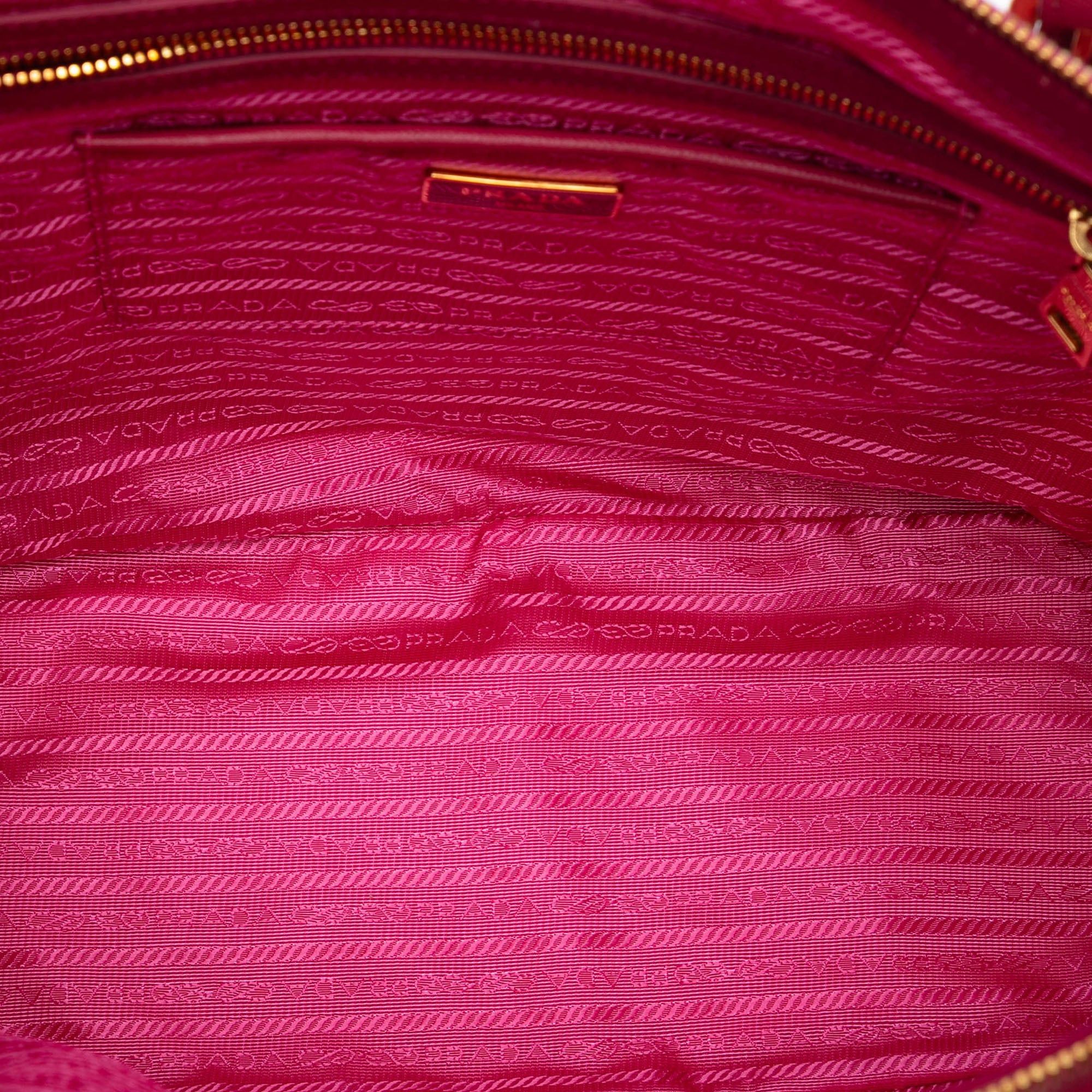 Prada Saffiano Trimmed Tessuto Satchel Size ONE SIZE - 4 Thumbnail