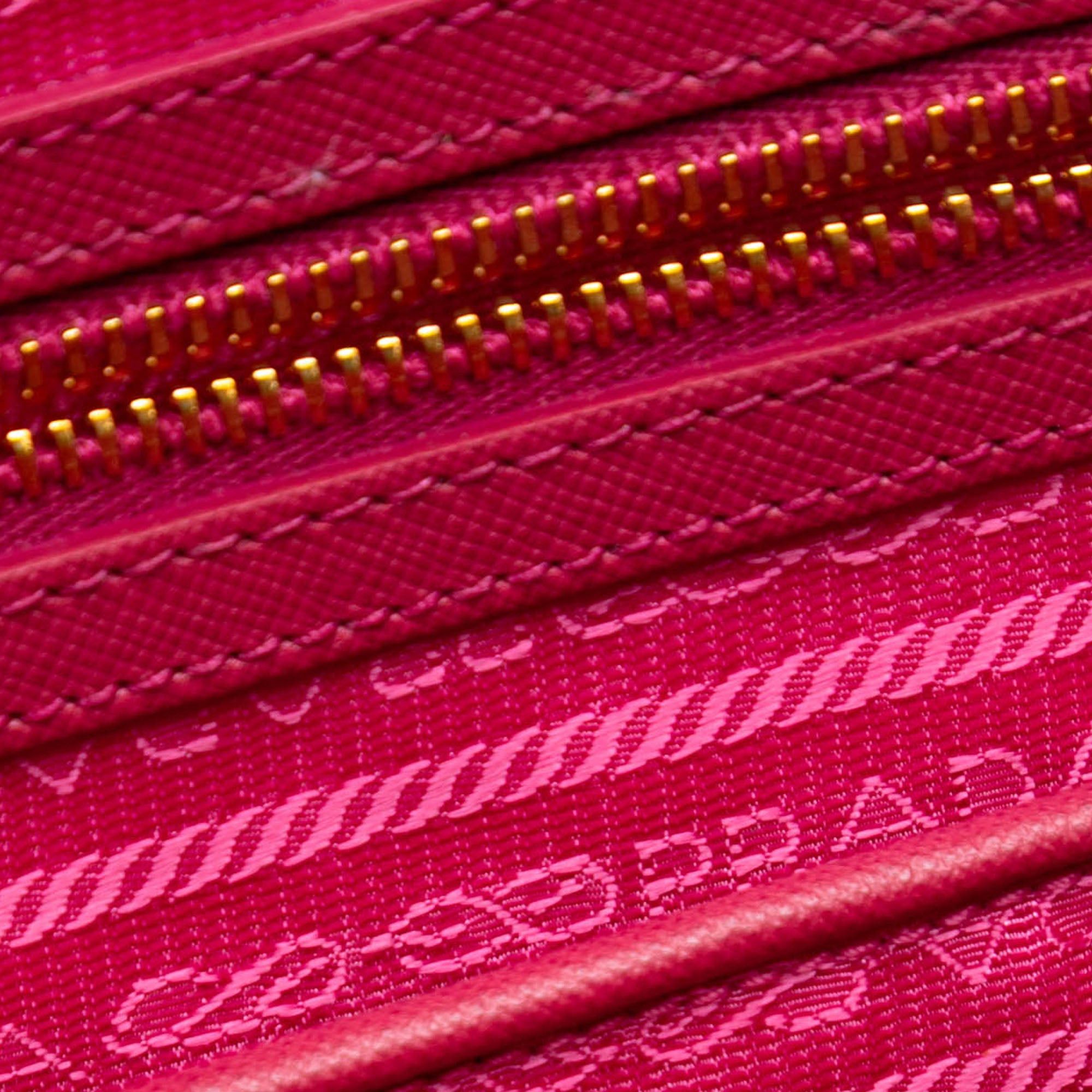 Prada Saffiano Trimmed Tessuto Satchel Size ONE SIZE - 6 Thumbnail