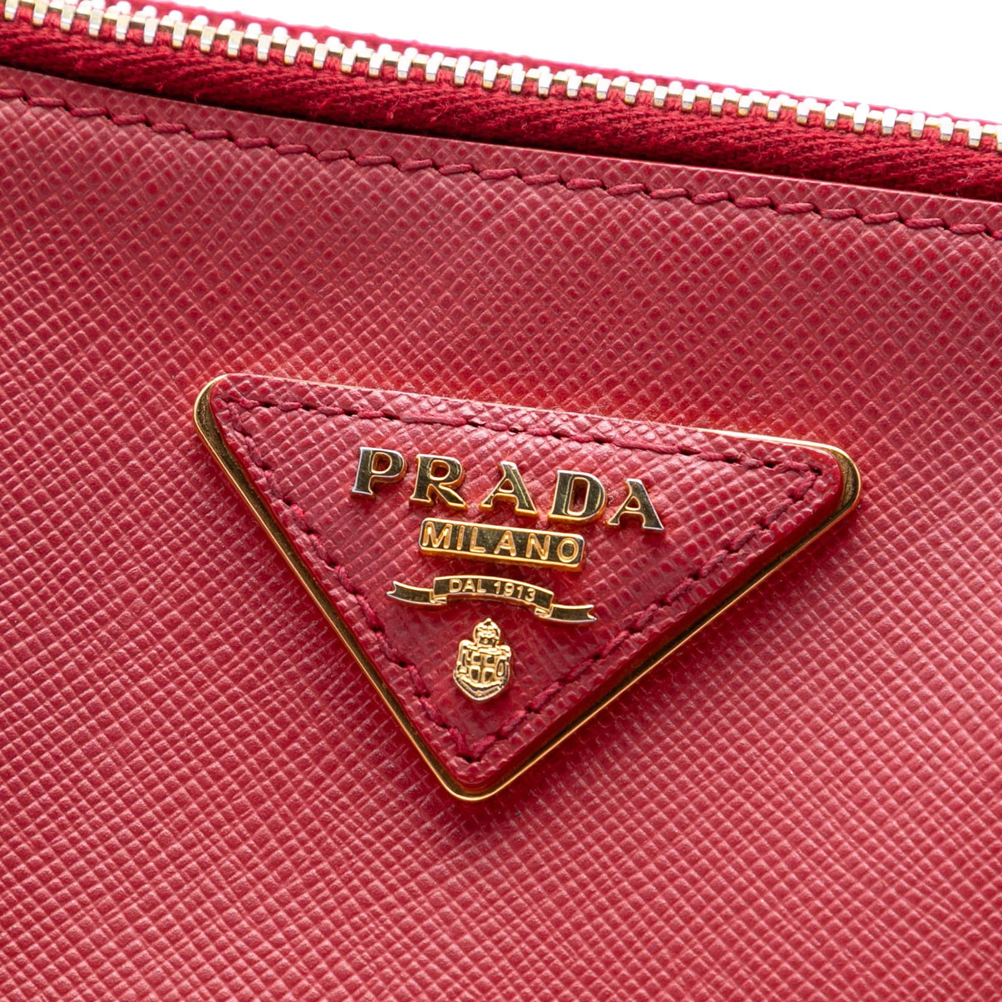 Prada Large Saffiano Lux Galleria Double Zip Satchel Size ONE SIZE - 5 Thumbnail