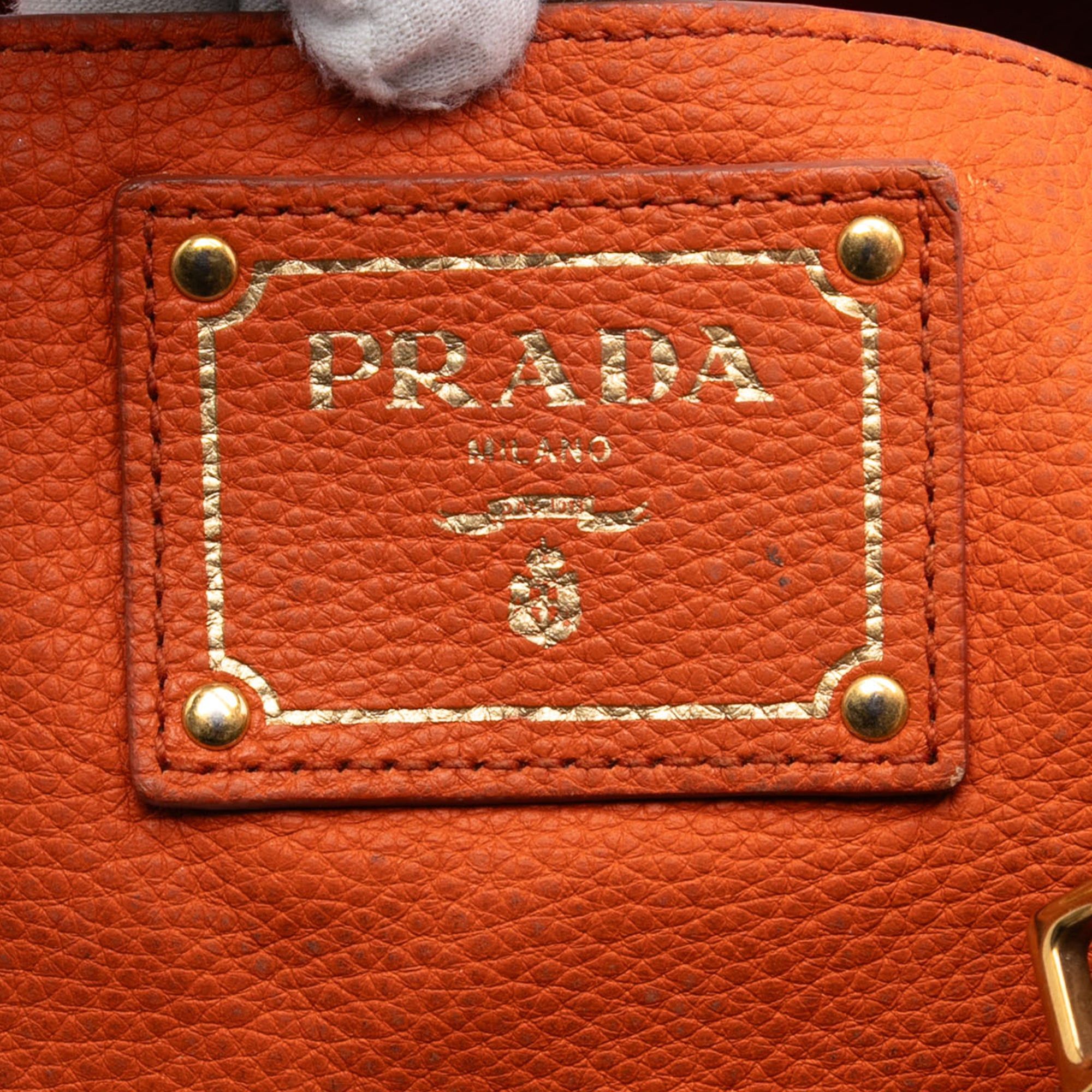Prada Vitello Daino Zip Top Hobo Size ONE SIZE - 5 Thumbnail