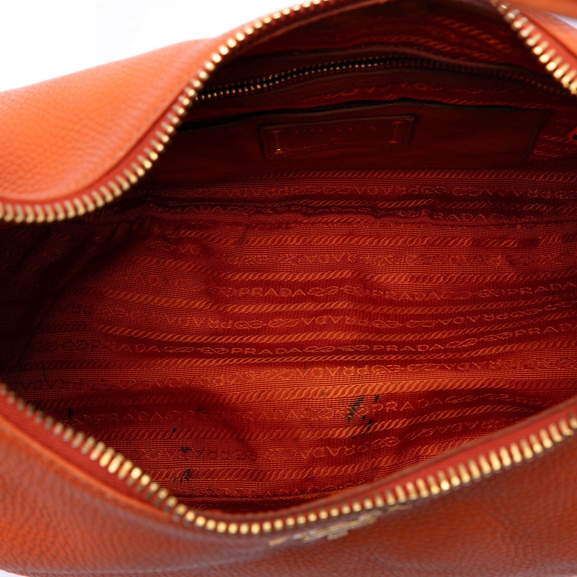 Prada Vitello Daino Zip Top Hobo Size ONE SIZE - 4 Thumbnail