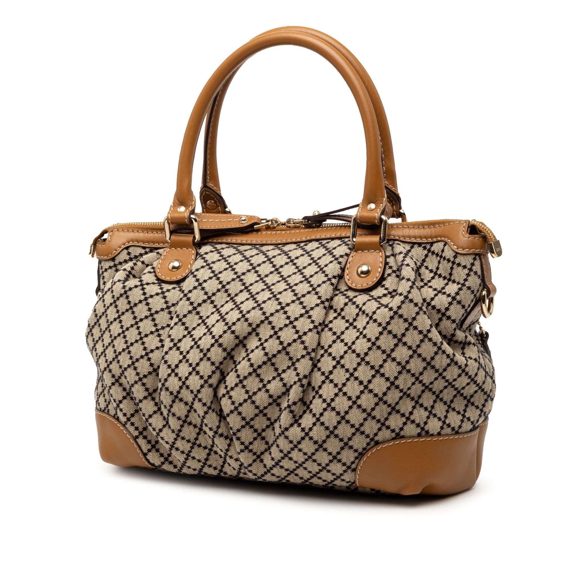 Gucci Diamante Canvas Sukey Satchel Size ONE SIZE - 2 Thumbnail