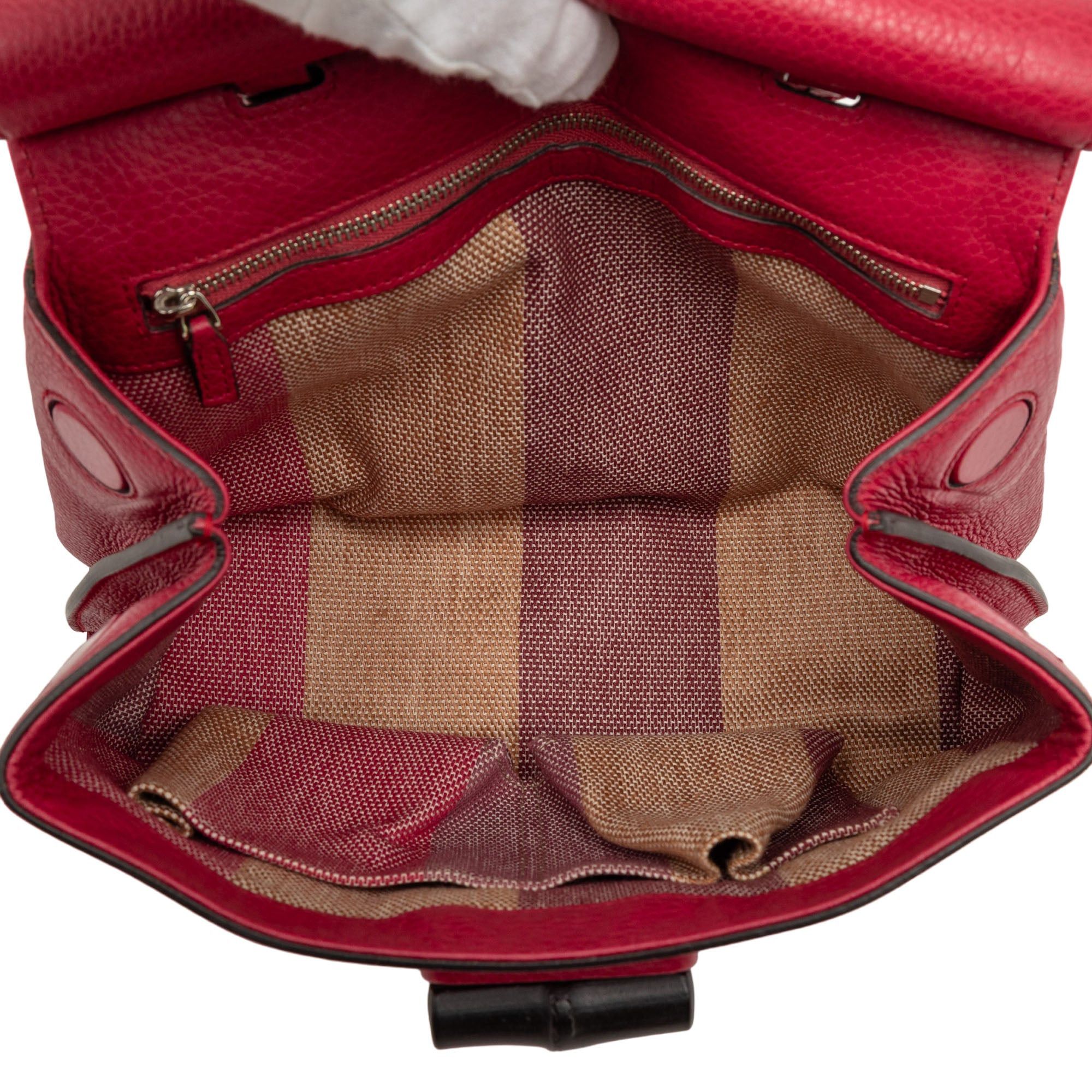 Gucci Medium Leather Bamboo Daily Satchel Size ONE SIZE - 4 Thumbnail