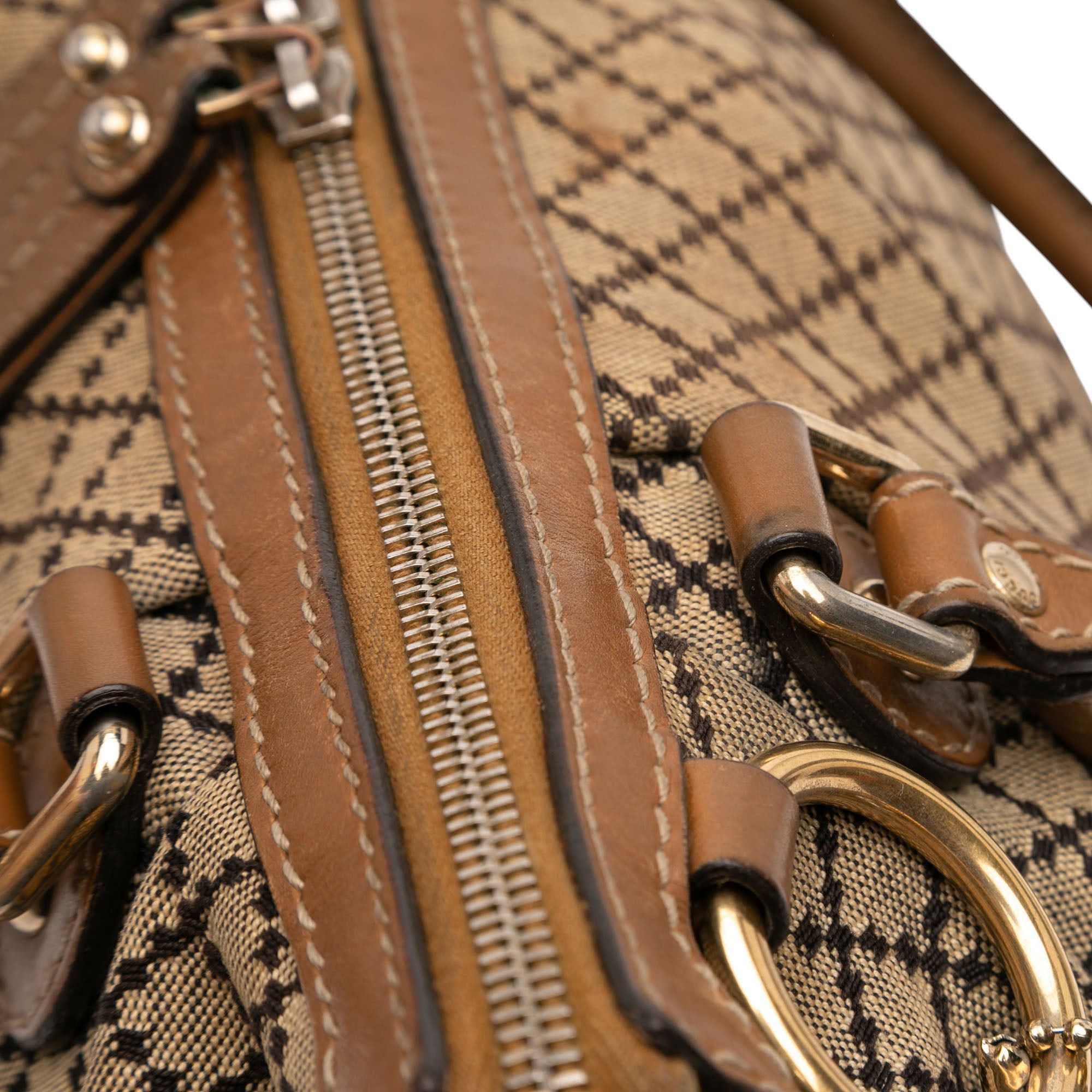 Gucci Diamante Canvas Sukey Satchel Size ONE SIZE - 8 Thumbnail