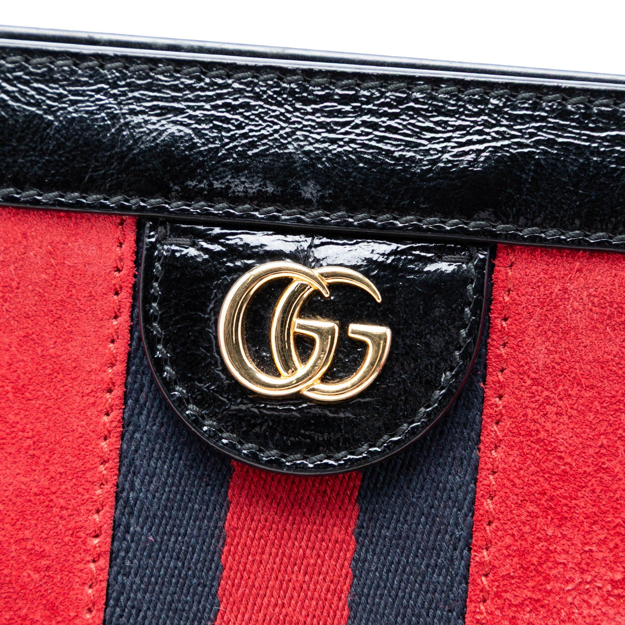 Gucci Medium Suede Web Ophidia Chain Shoulder Bag Size ONE SIZE - 5 Thumbnail